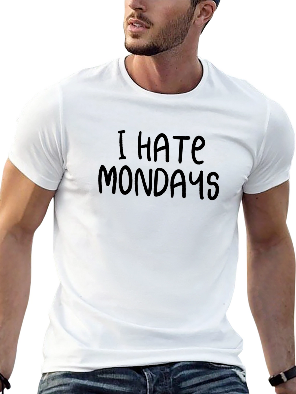 I Hate Mondays T-Shirt - Black