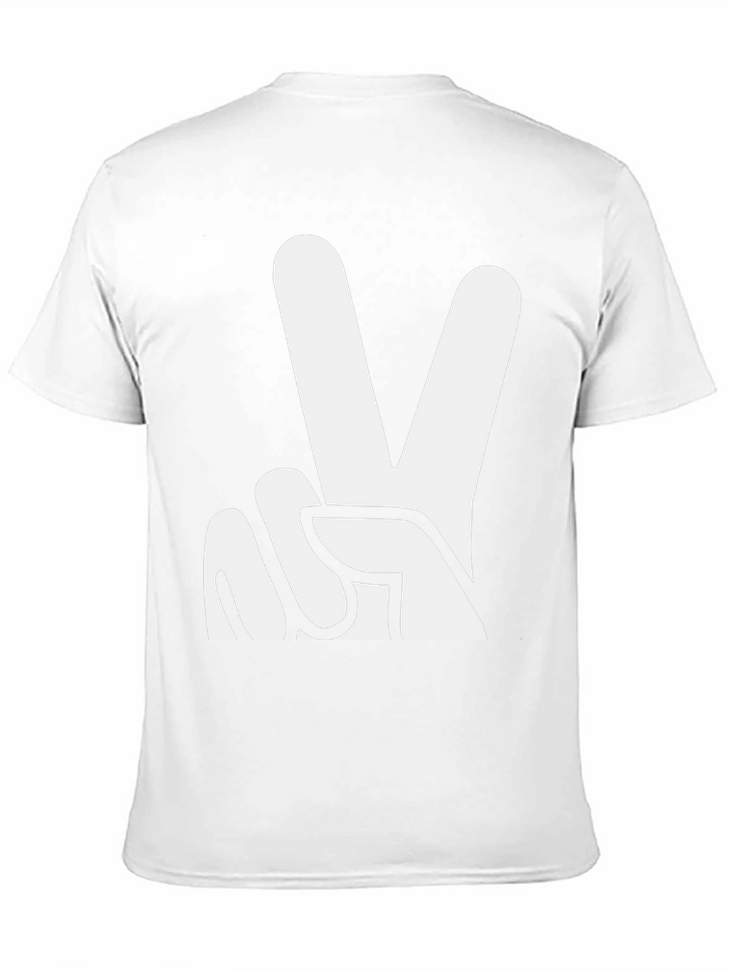 Peace Sign Graphic Tee - Black T-Shirt