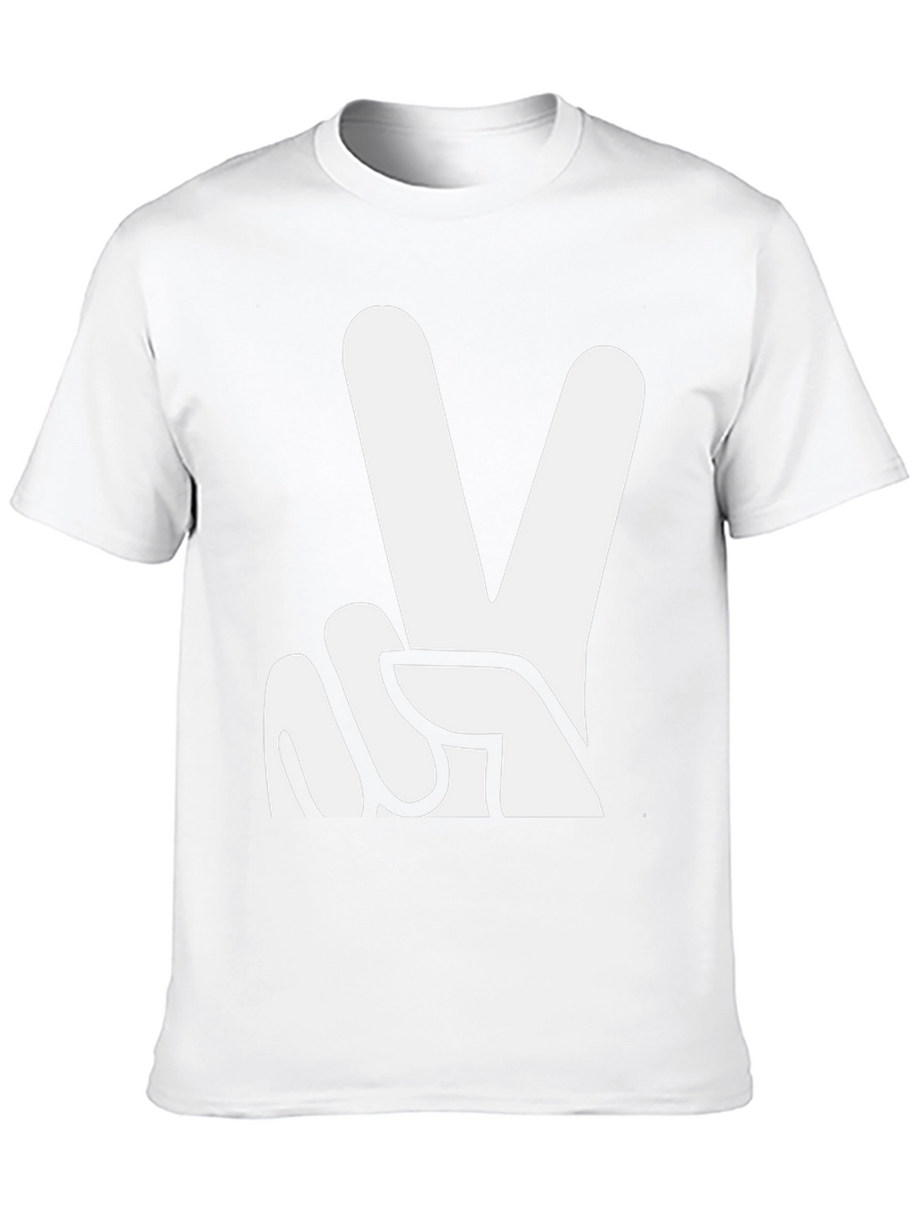 Peace Sign Graphic Tee - Black T-Shirt