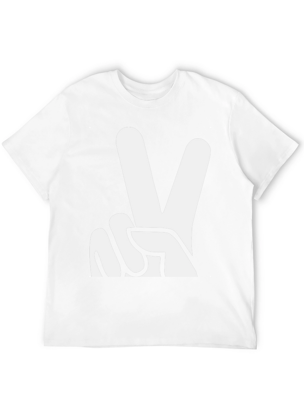 Peace Sign Graphic Tee - Black T-Shirt