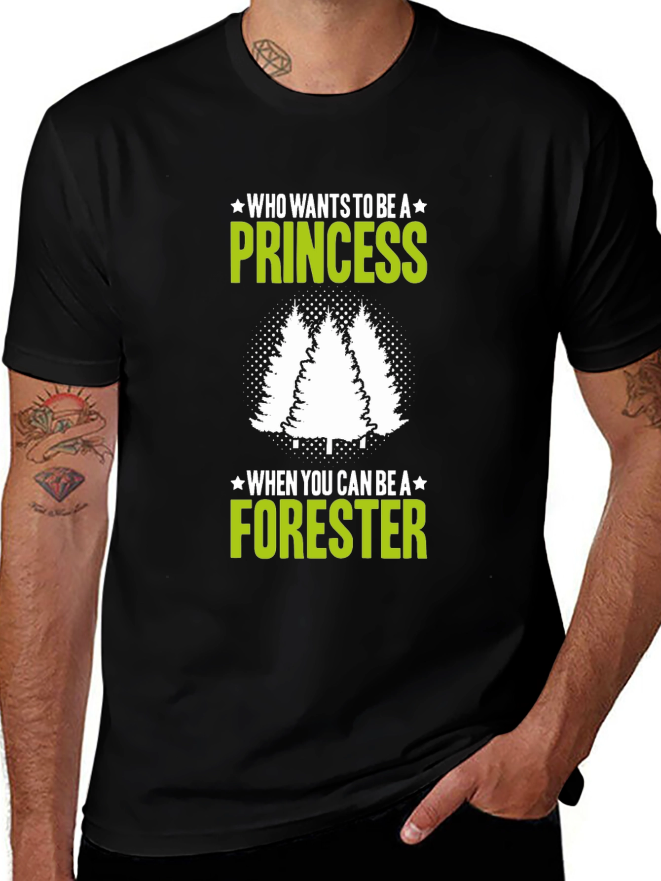 Princess Forester Graphic T-Shirt - Nature Lover Tee