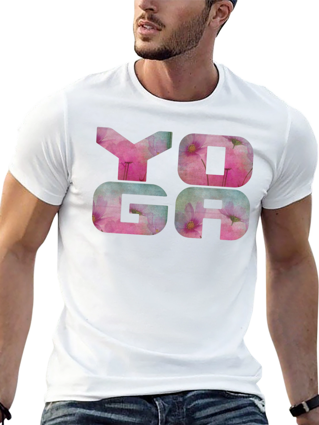 Floral Yoga T-Shirt - Stylish and Comfortable