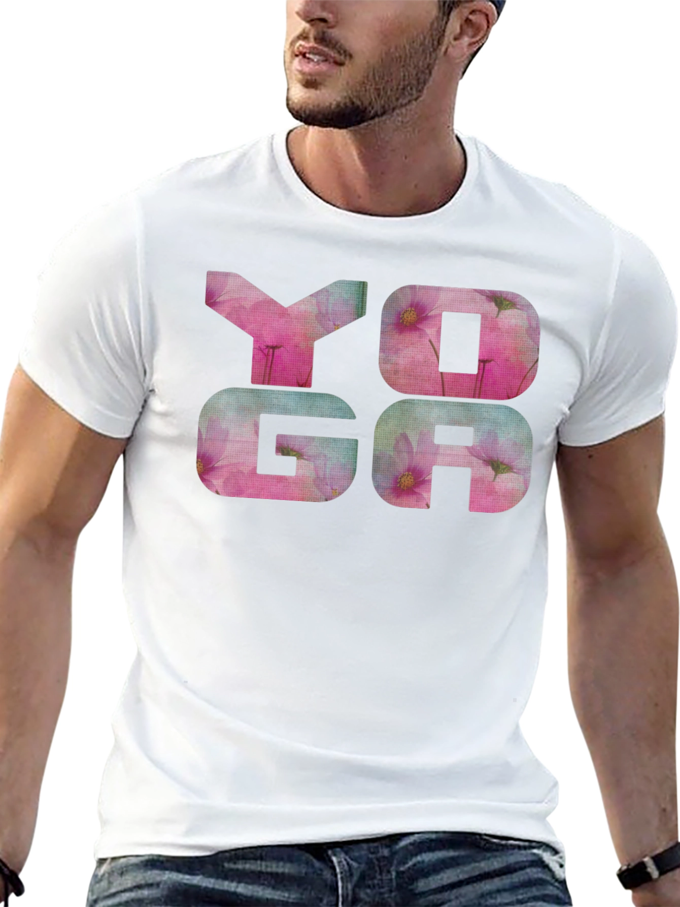 Floral Yoga T-Shirt - Stylish and Comfortable