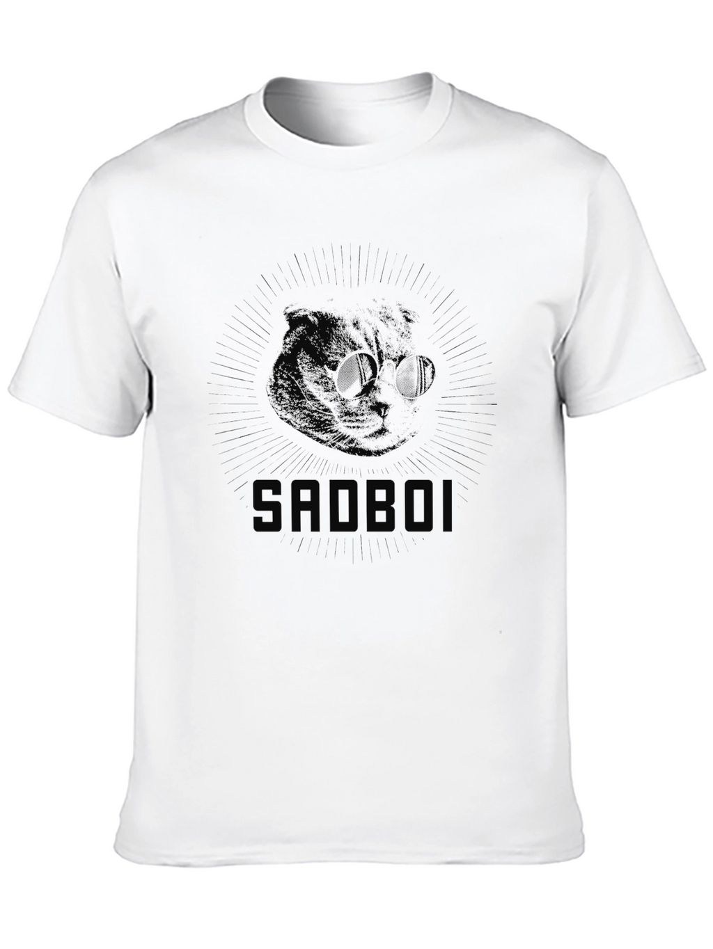 Mens Black SADBOI Graphic T-Shirt