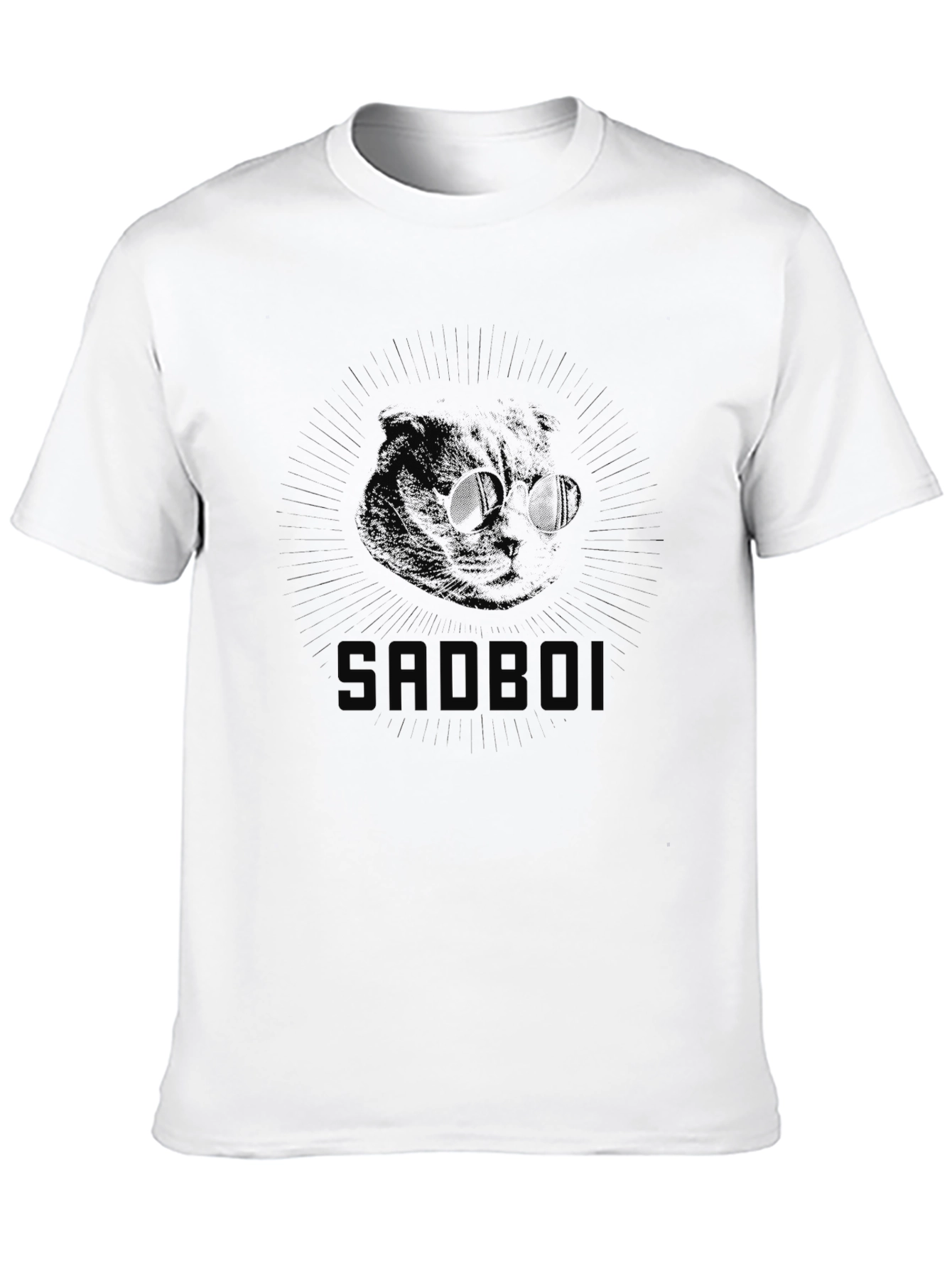 Mens Black SADBOI Graphic T-Shirt
