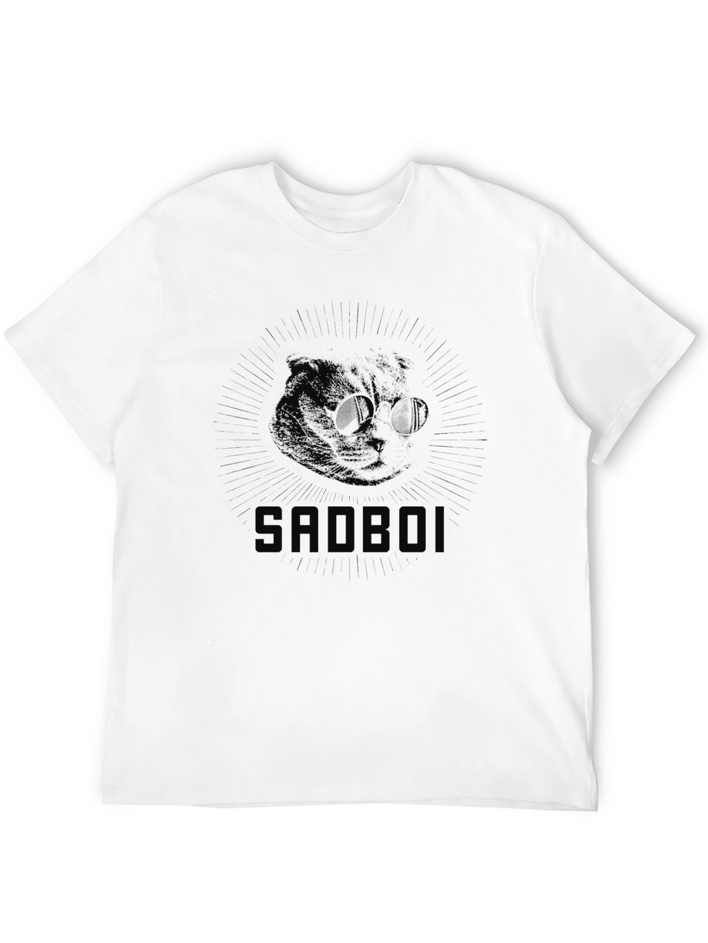 Mens Black SADBOI Graphic T-Shirt