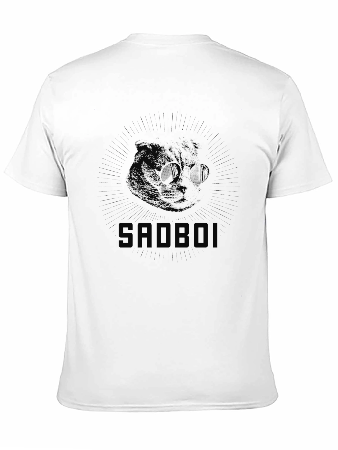 Mens Black SADBOI Graphic T-Shirt