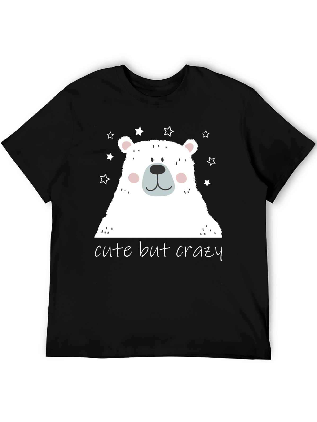 Cute But Crazy Bear Graphic Tee