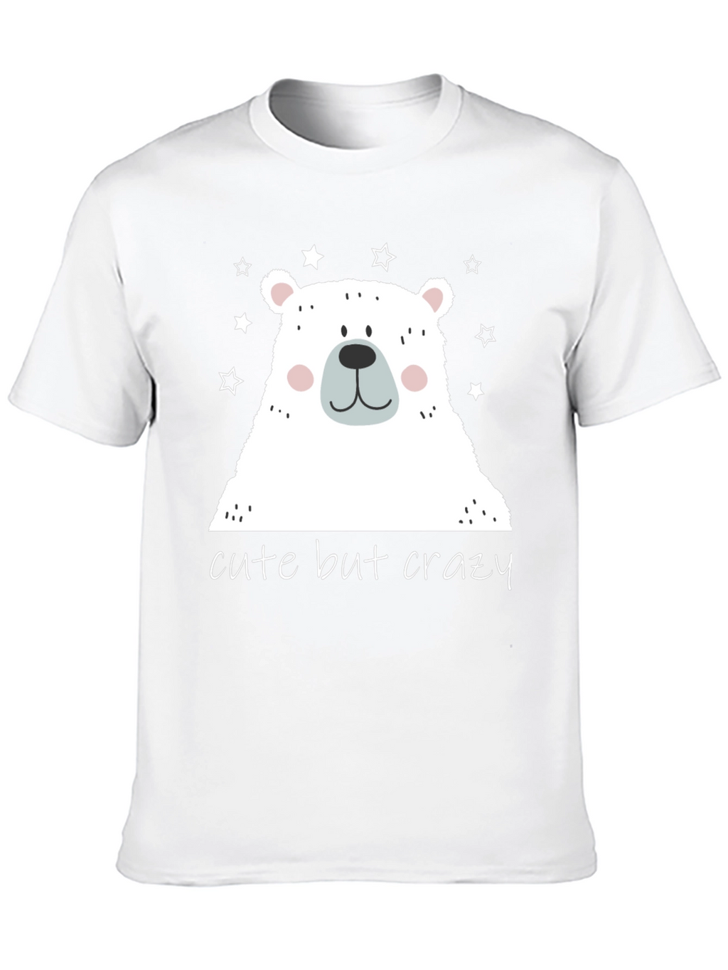 Cute But Crazy Bear Graphic Tee