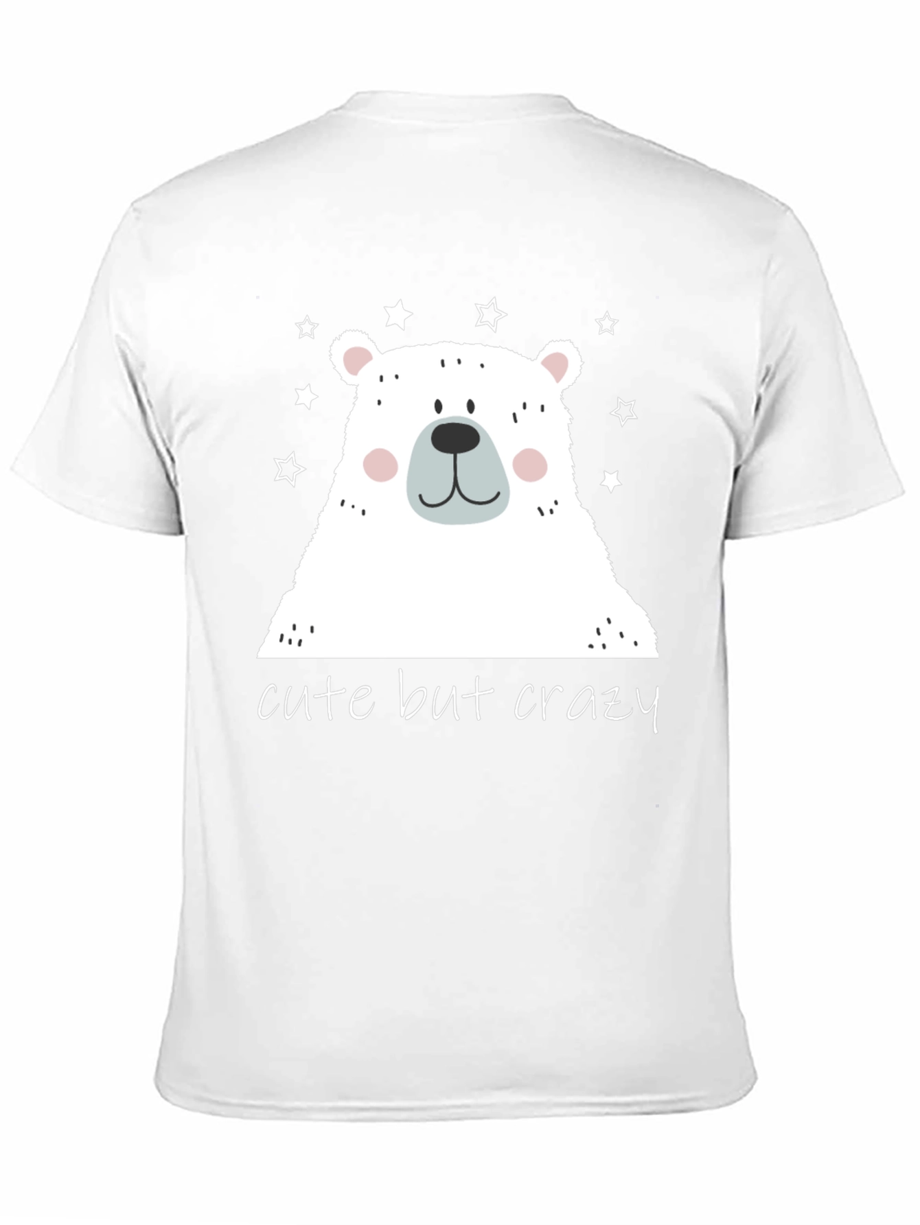 Cute But Crazy Bear Graphic Tee