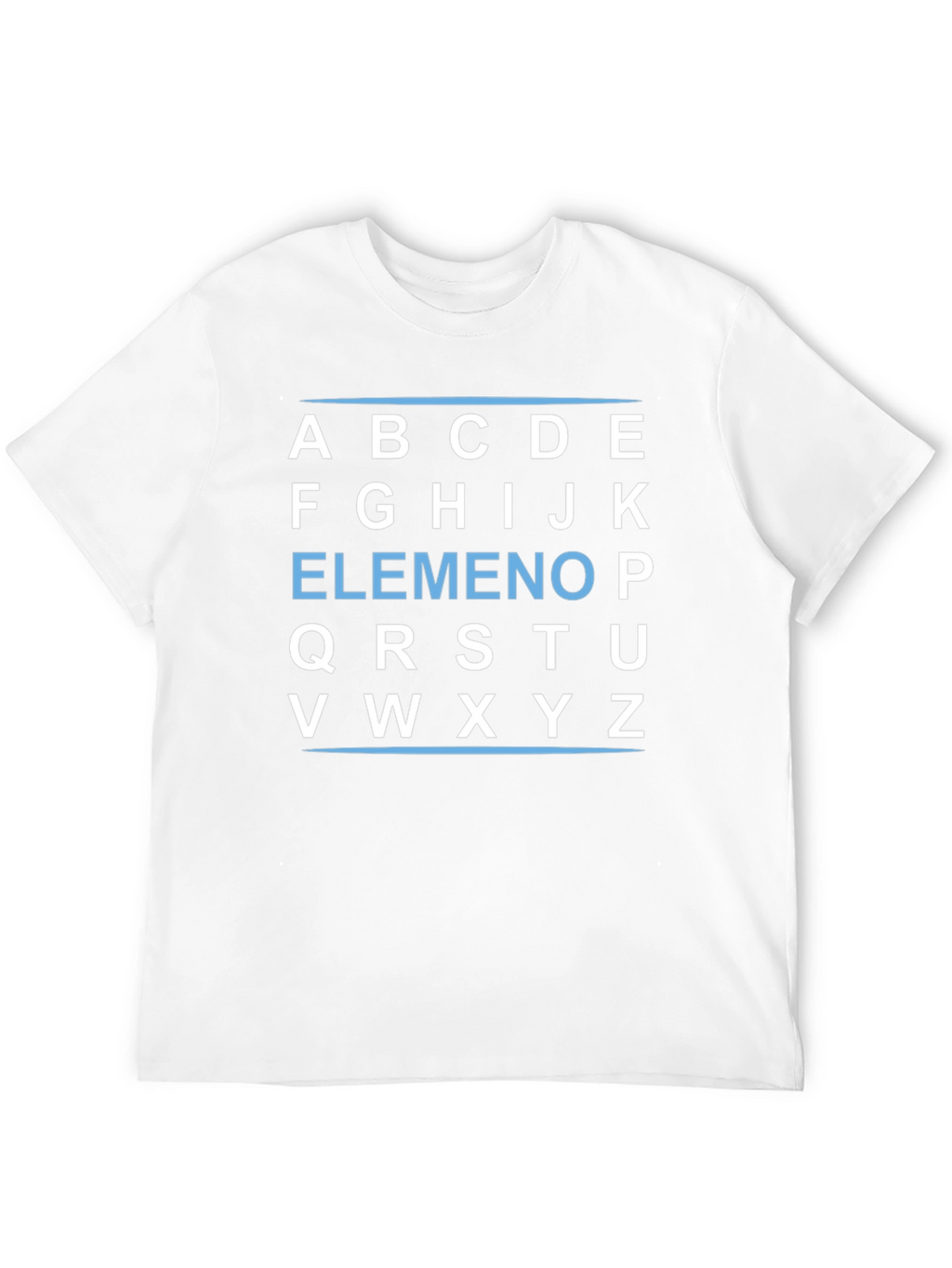 Alphabet Block T-Shirt - Black Cotton Tee