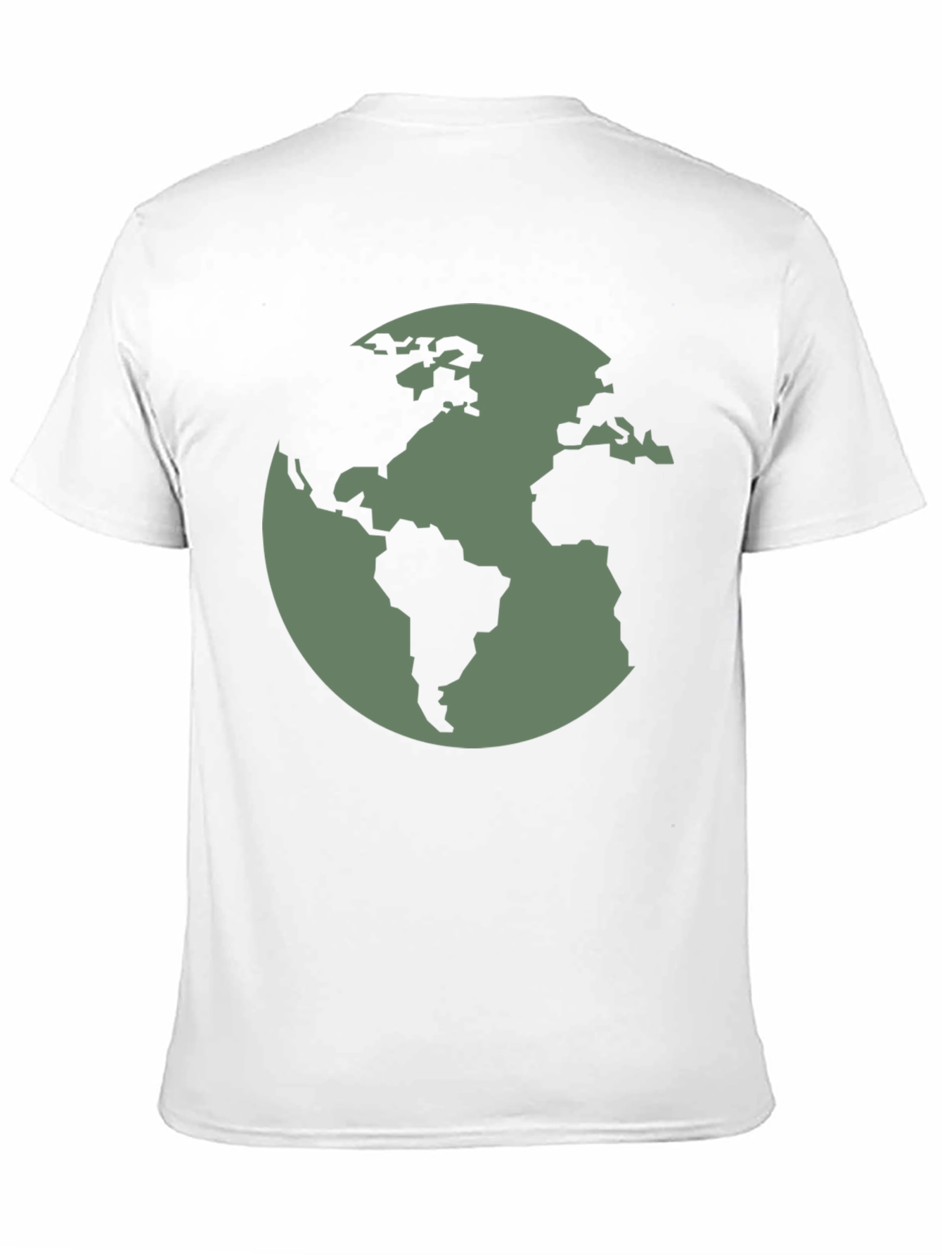 Earth Graphic Tee - Black Cotton T-Shirt