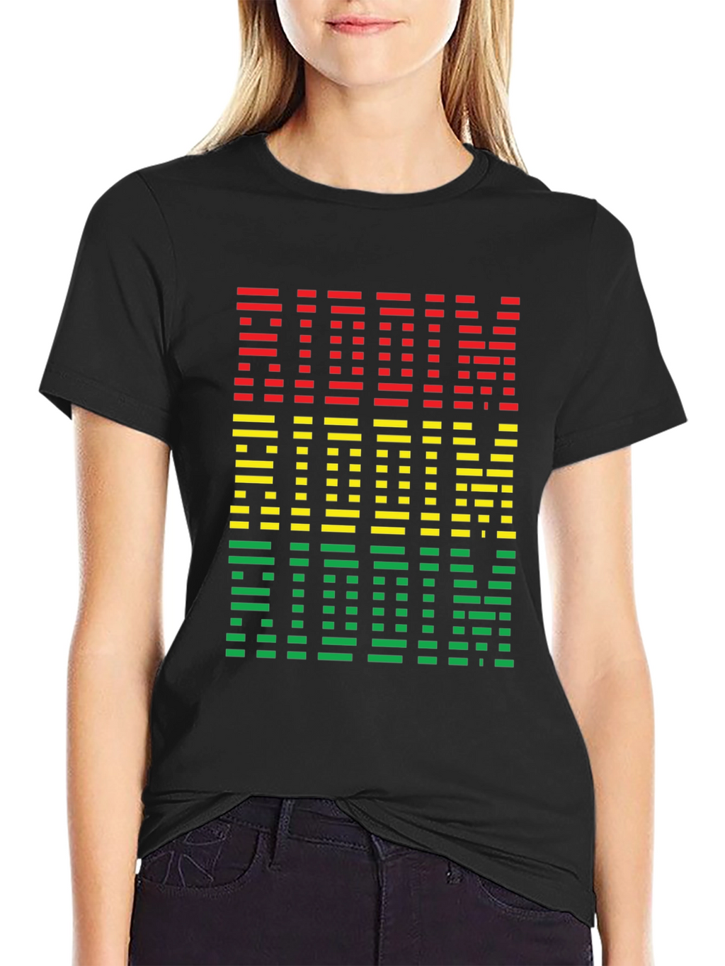 Riddim Rastafarian T-Shirt - Red Yellow Green