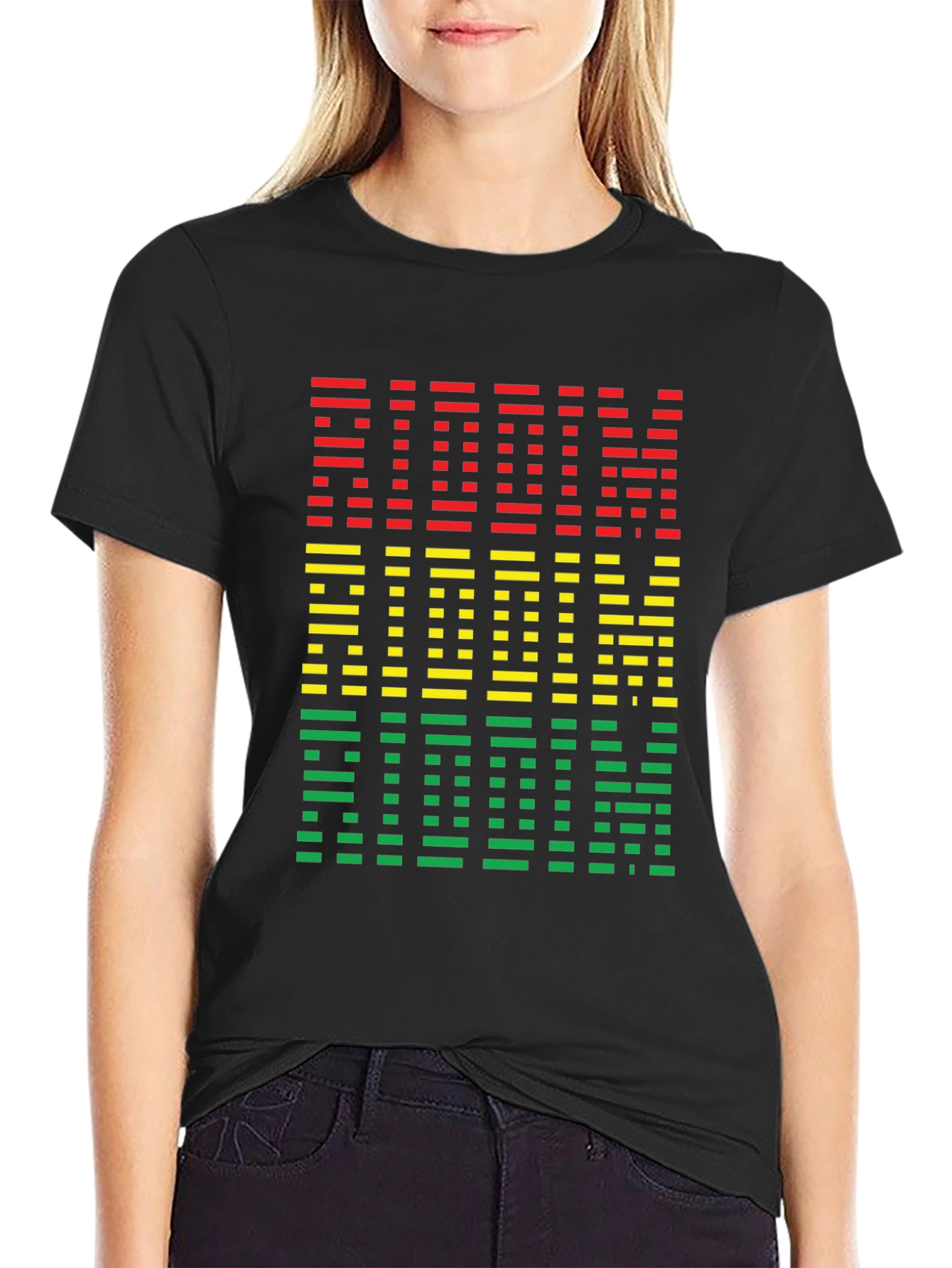 Riddim Rastafarian T-Shirt - Red Yellow Green