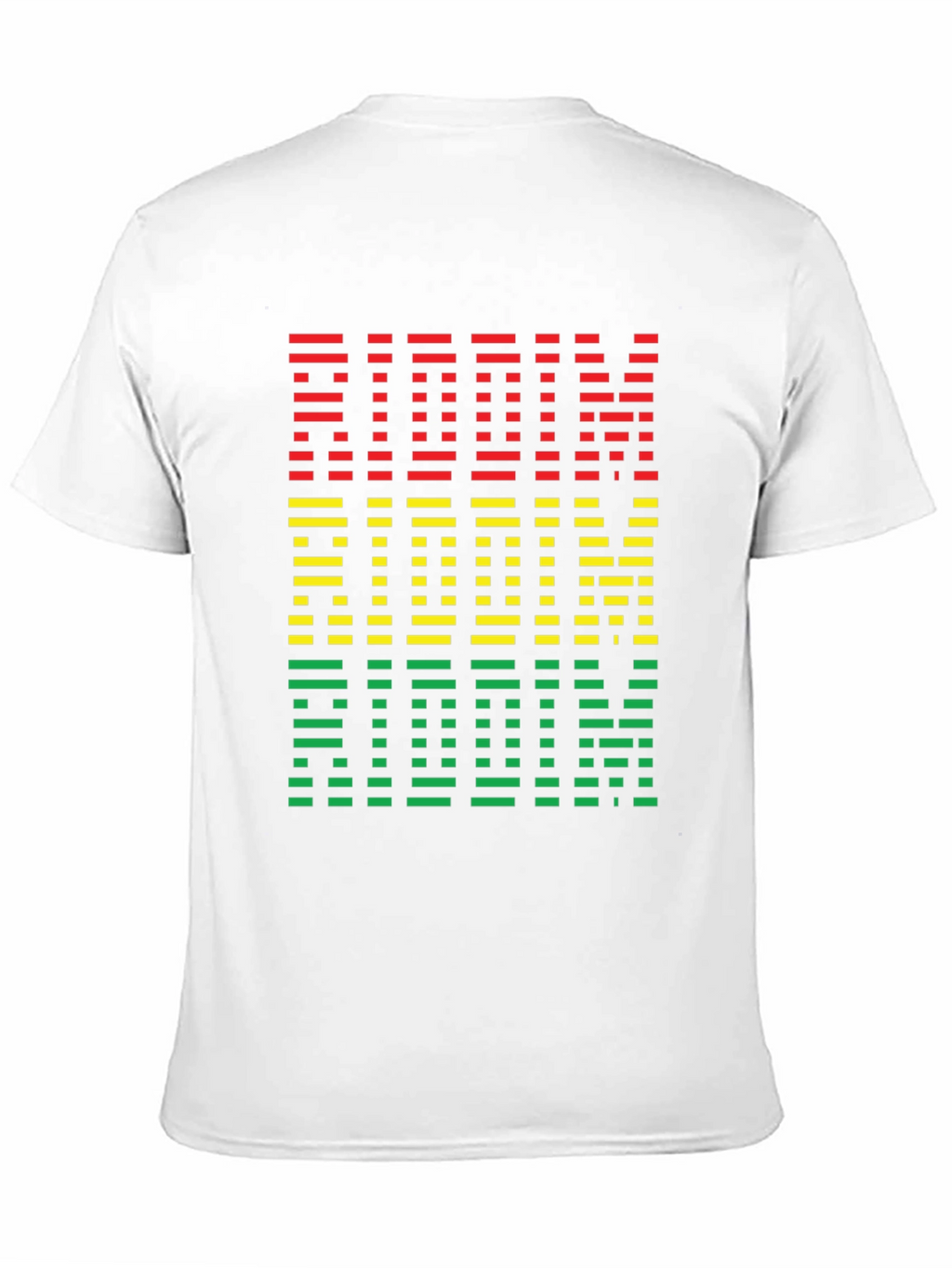 Riddim Rastafarian T-Shirt - Red Yellow Green