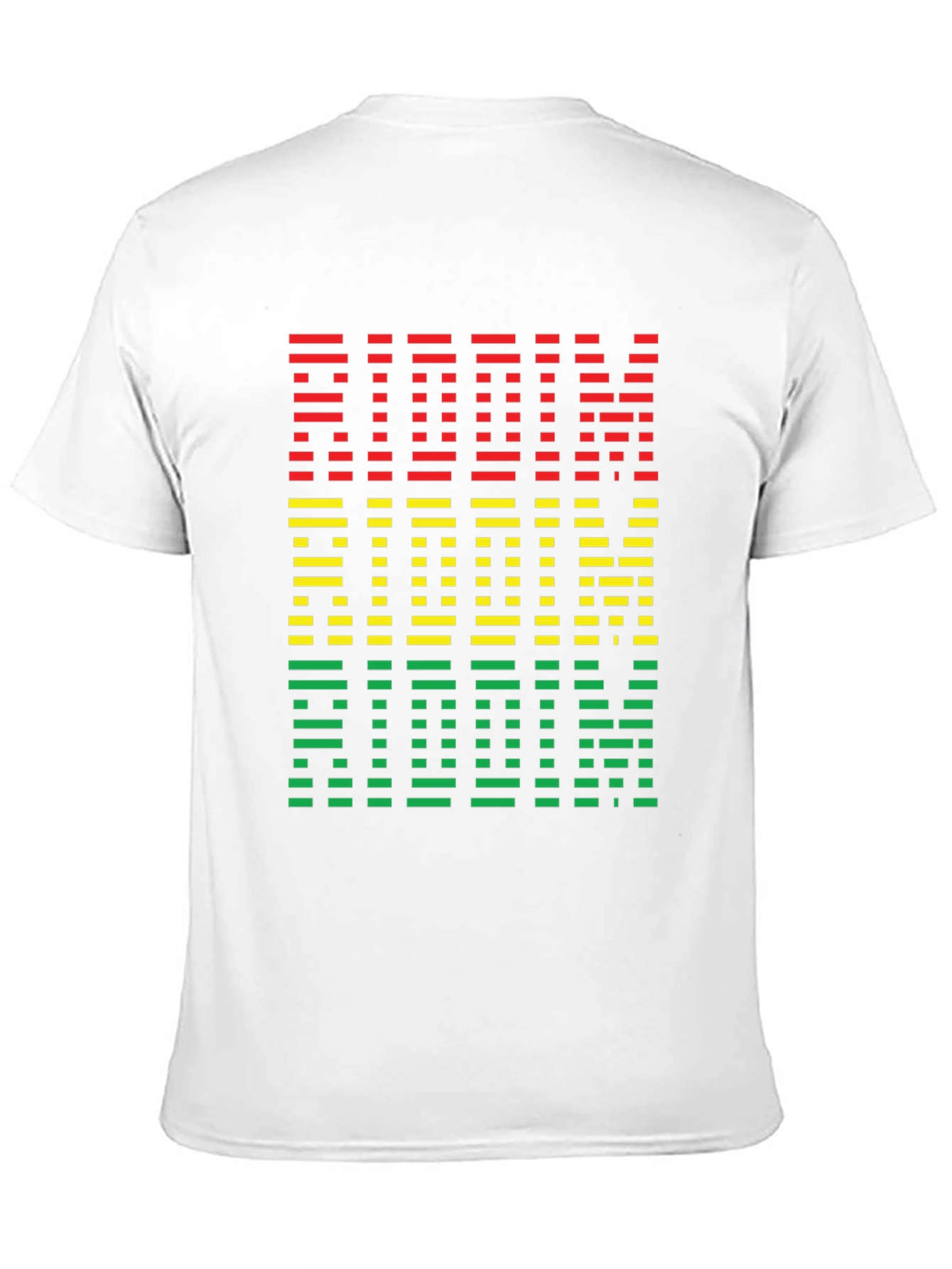 Riddim Rastafarian T-Shirt - Red Yellow Green