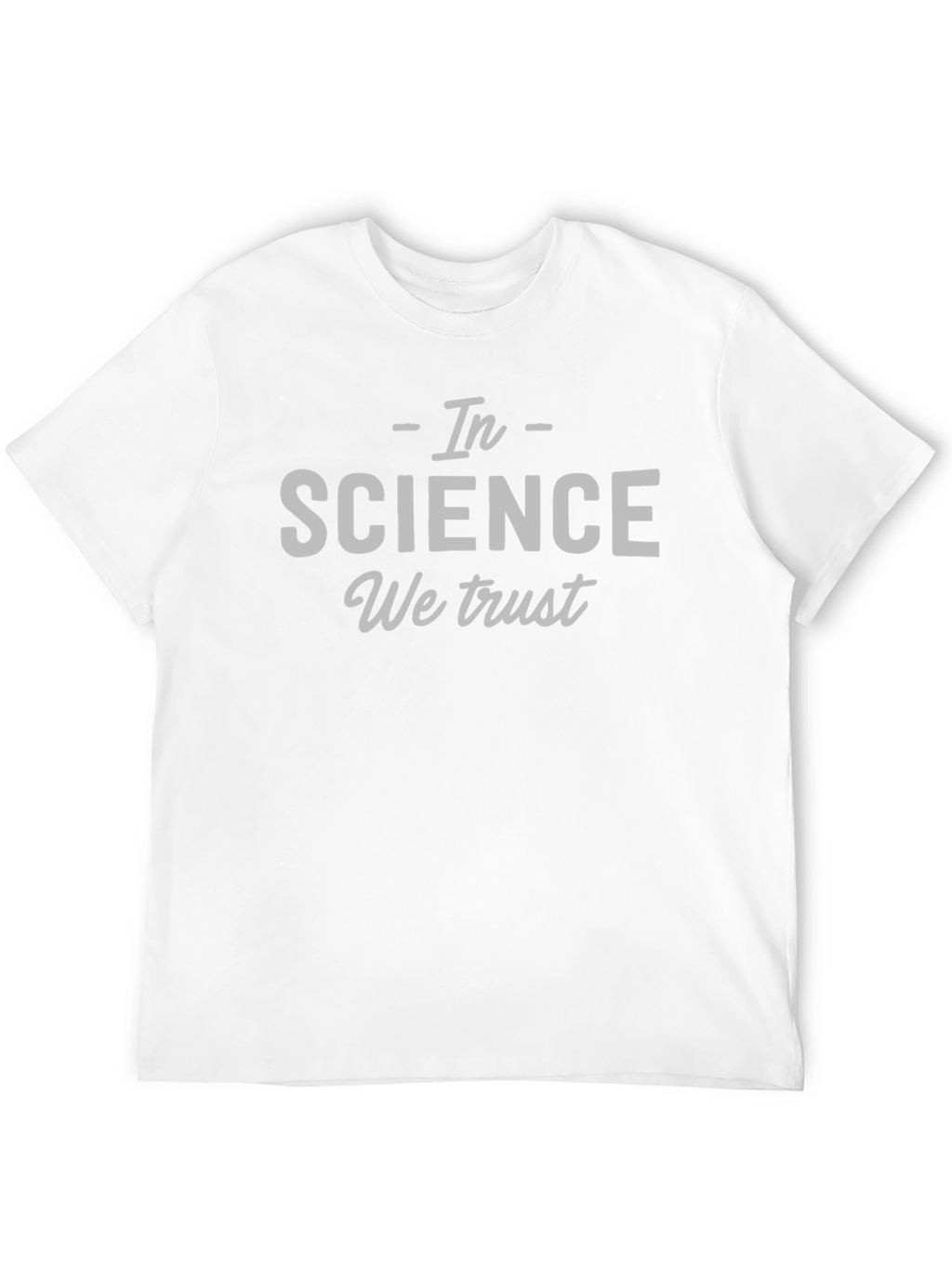 Science We Trust Graphic Tee - Modern Casual T-Shirt
