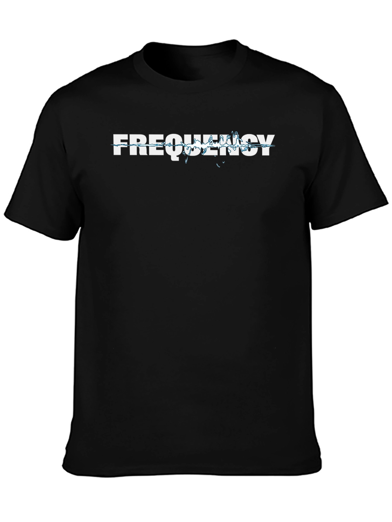 Frequency Graphic T-Shirt - Black