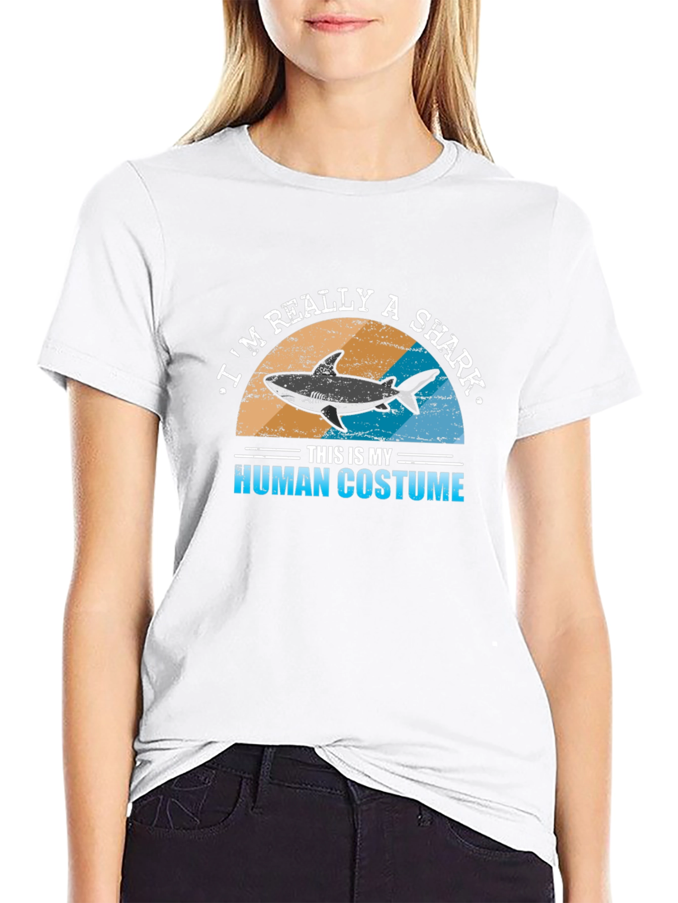 Im Really A Shark Graphic Tee