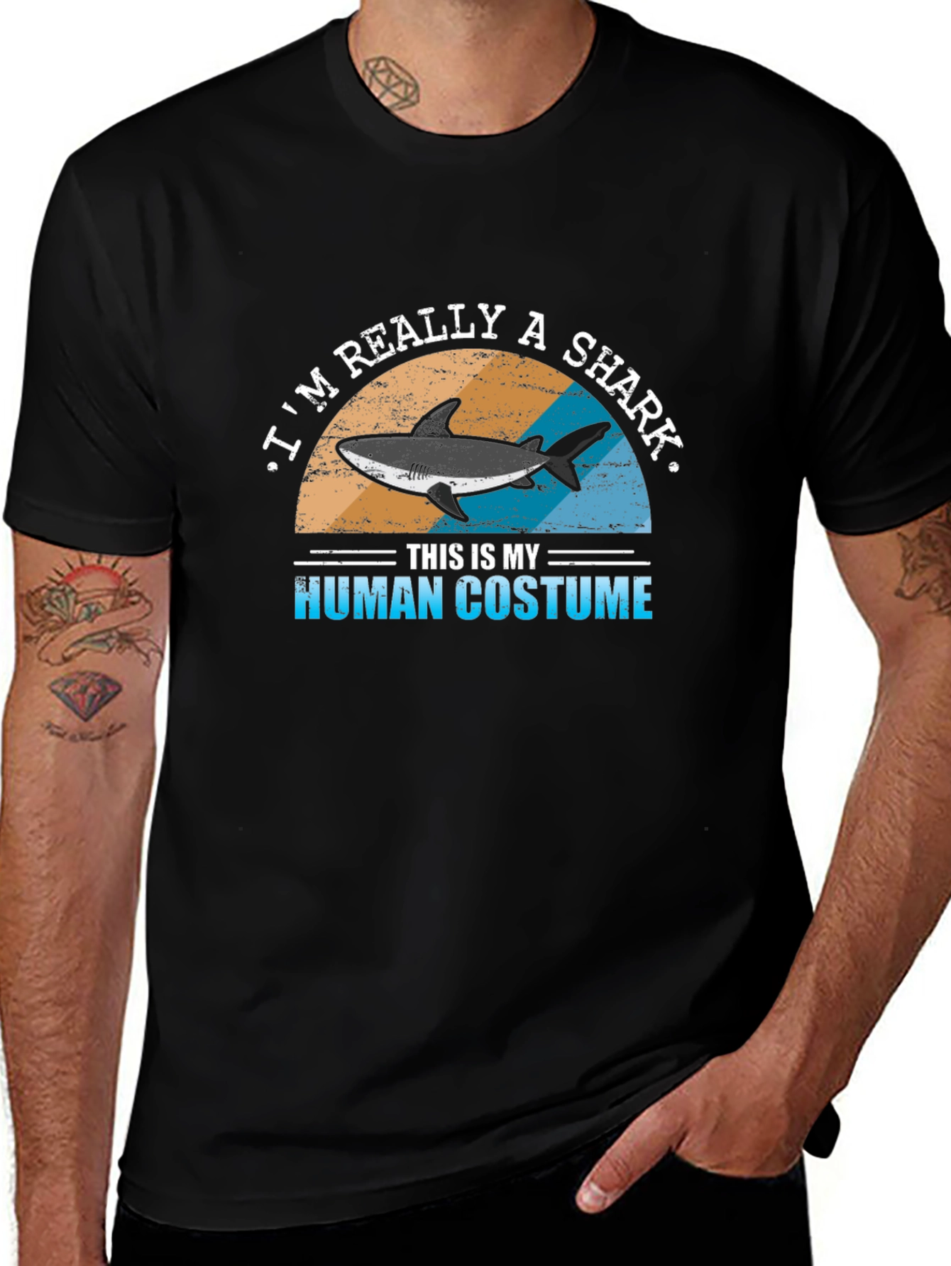 Im Really A Shark Graphic Tee