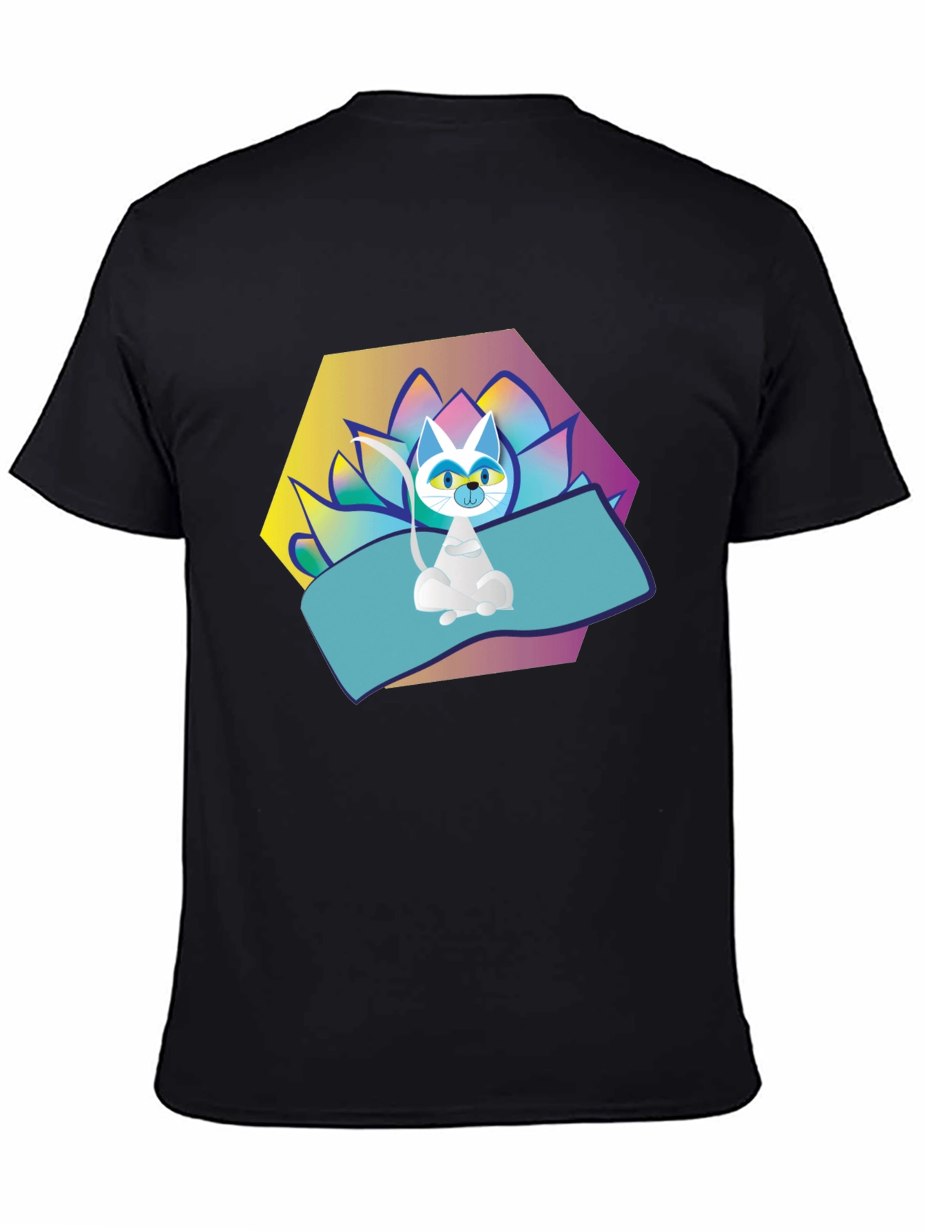 Yoga Cat T-Shirt - Zen Vibes