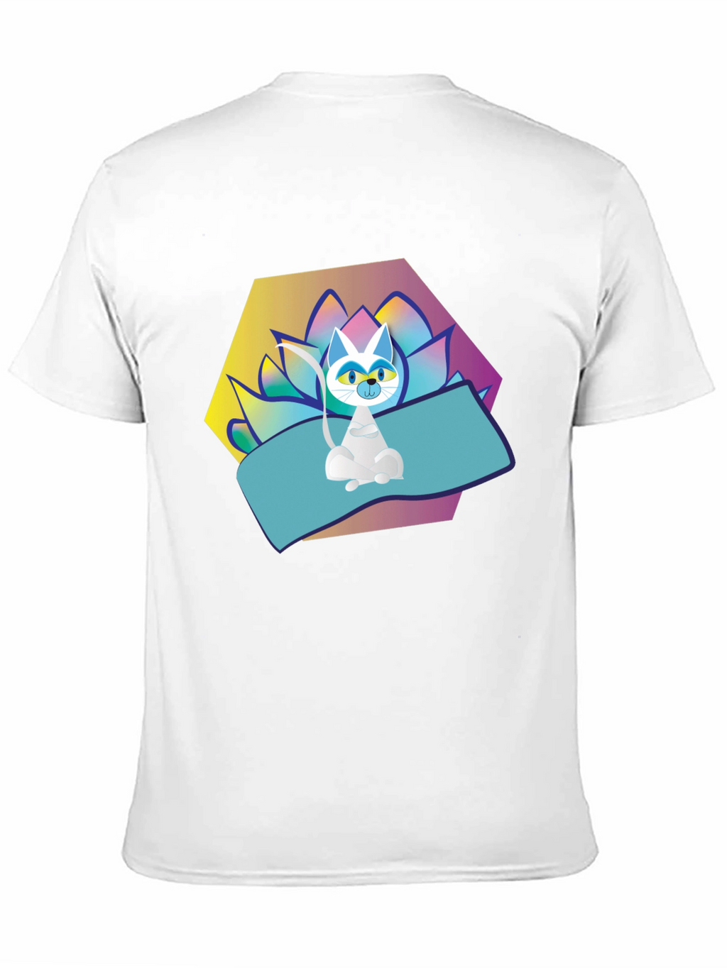 Yoga Cat T-Shirt - Zen Vibes