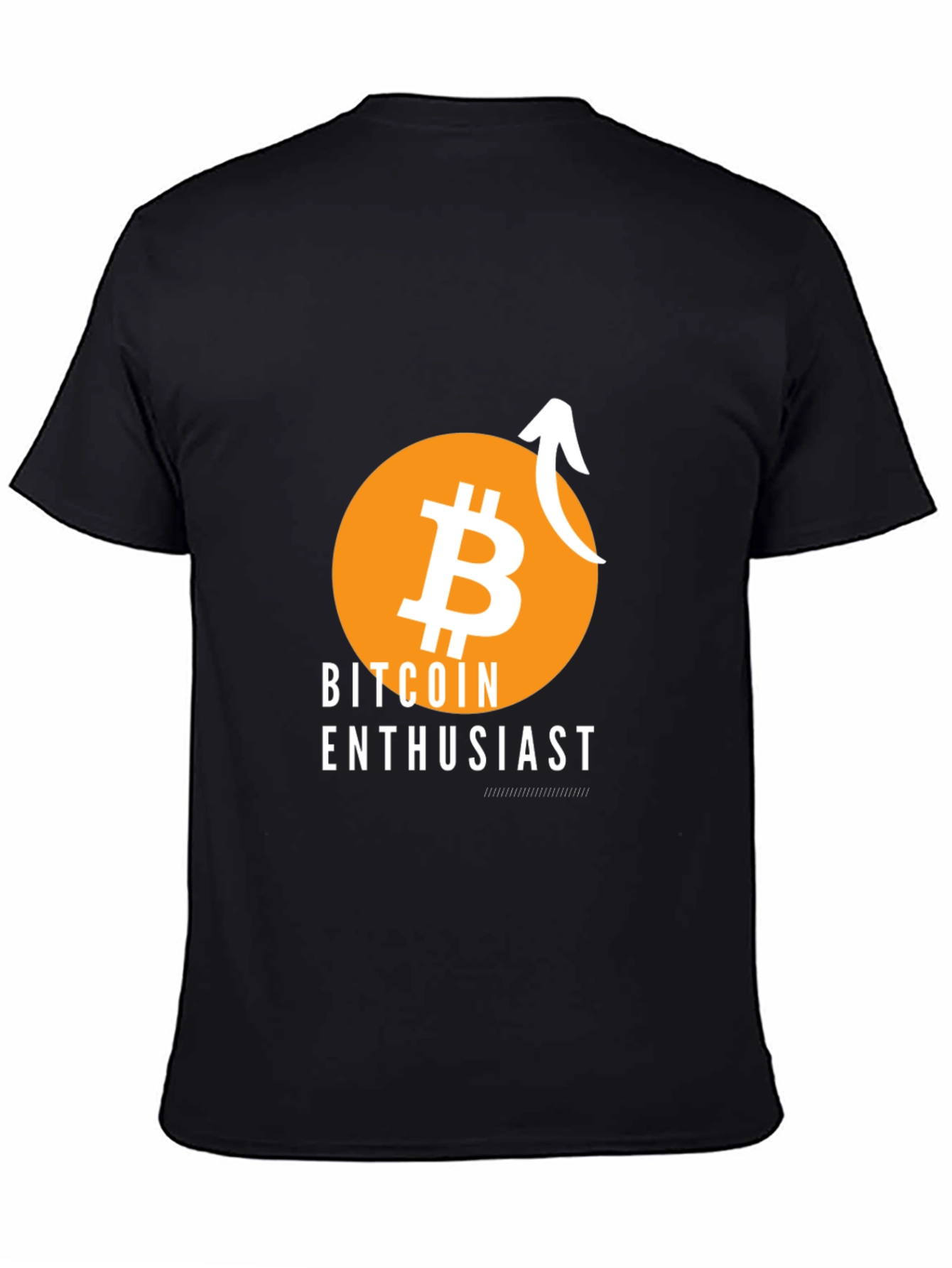Bitcoin Enthusiast Black T-Shirt
