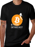 Bitcoin Enthusiast Black T-Shirt