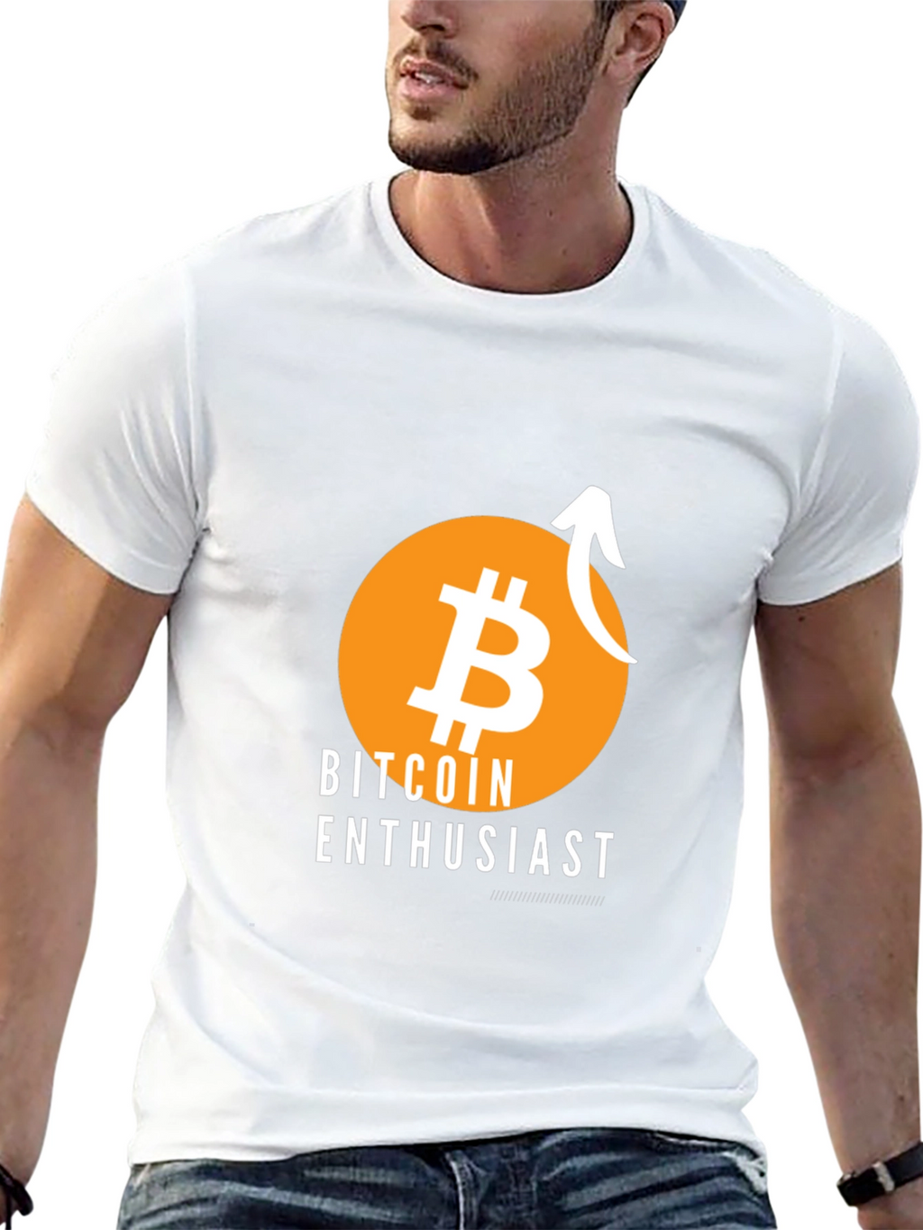 Bitcoin Enthusiast Black T-Shirt