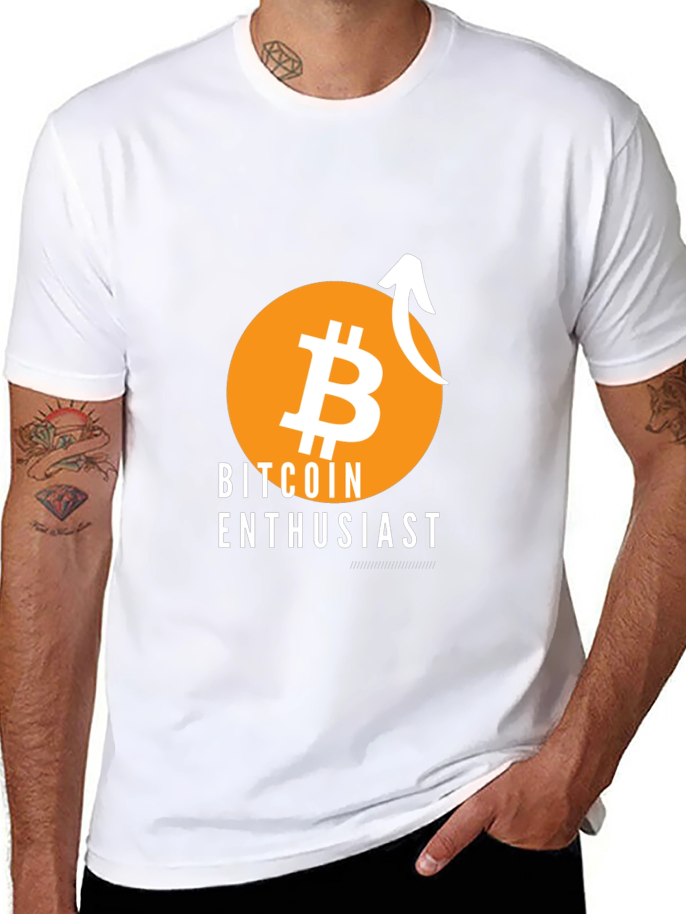 Bitcoin Enthusiast Black T-Shirt