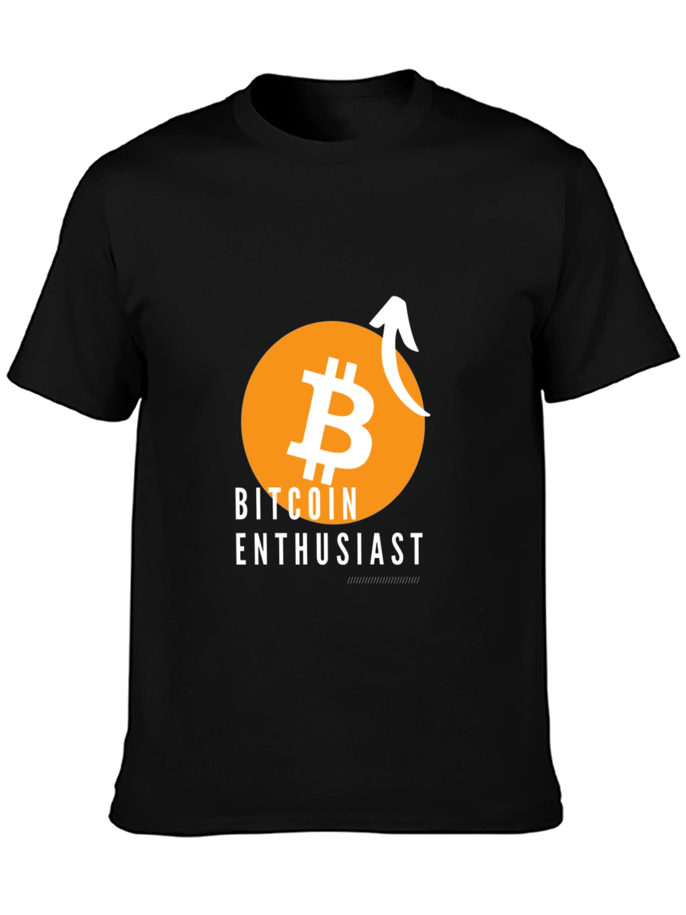 Bitcoin Enthusiast Black T-Shirt