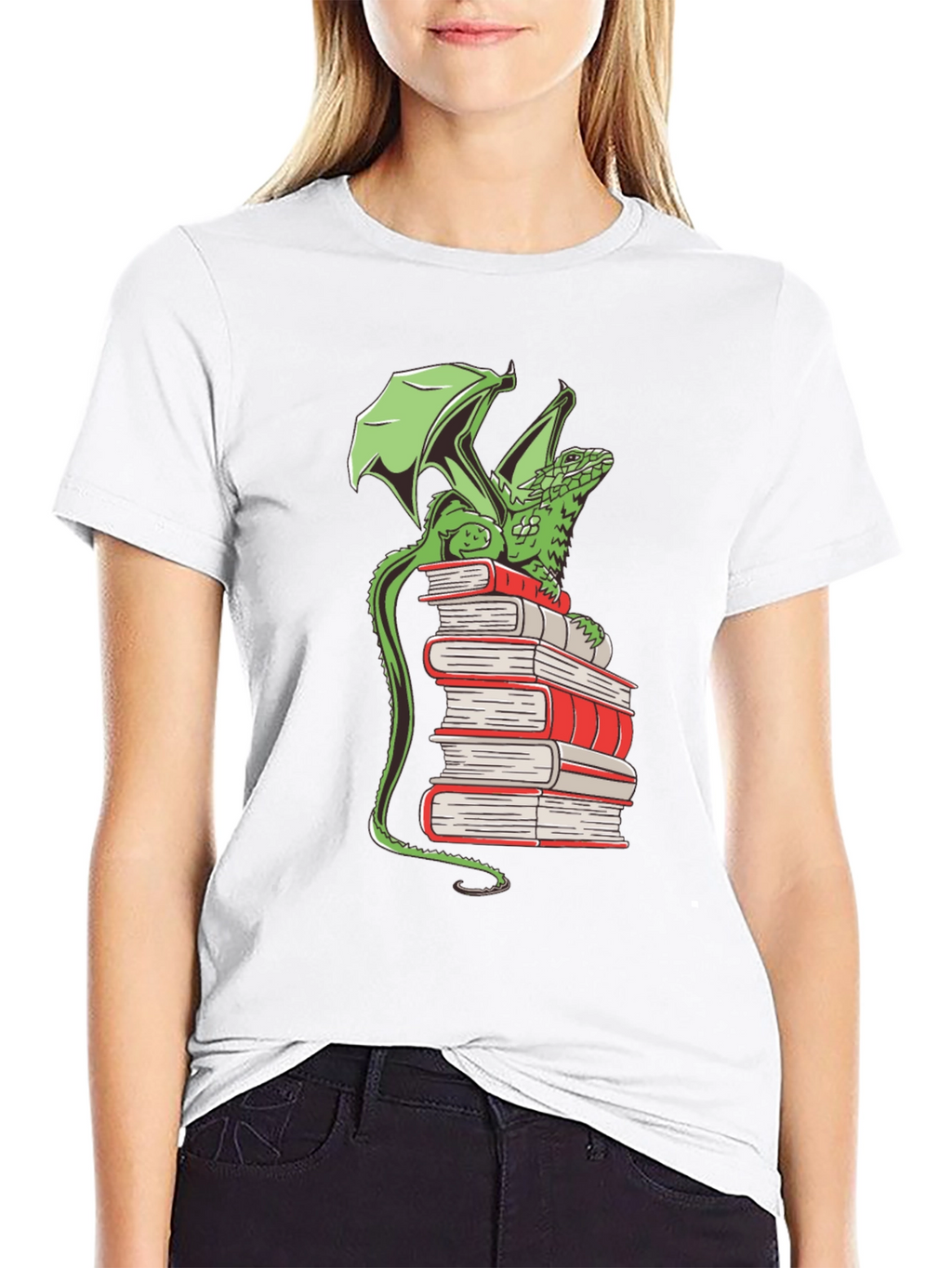 Dragon Reading T-Shirt