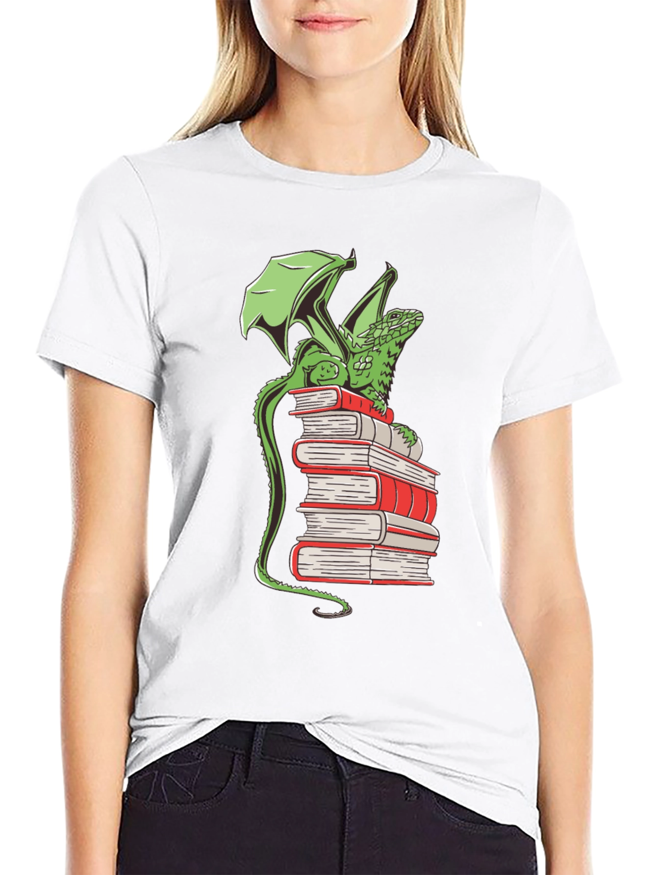 Dragon Reading T-Shirt
