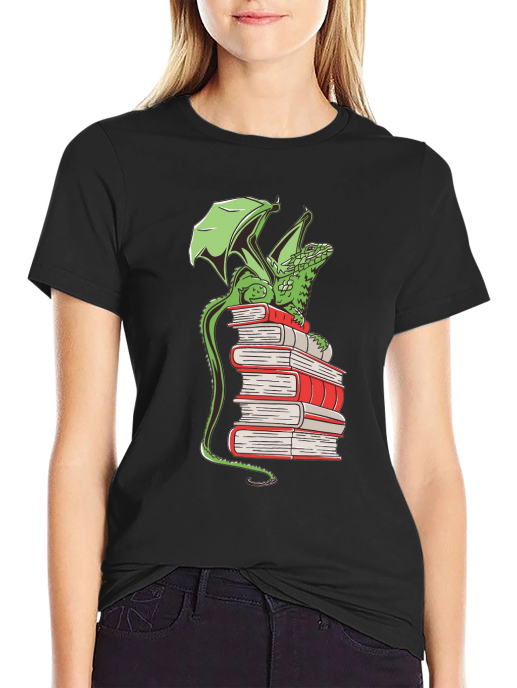 Dragon Reading T-Shirt