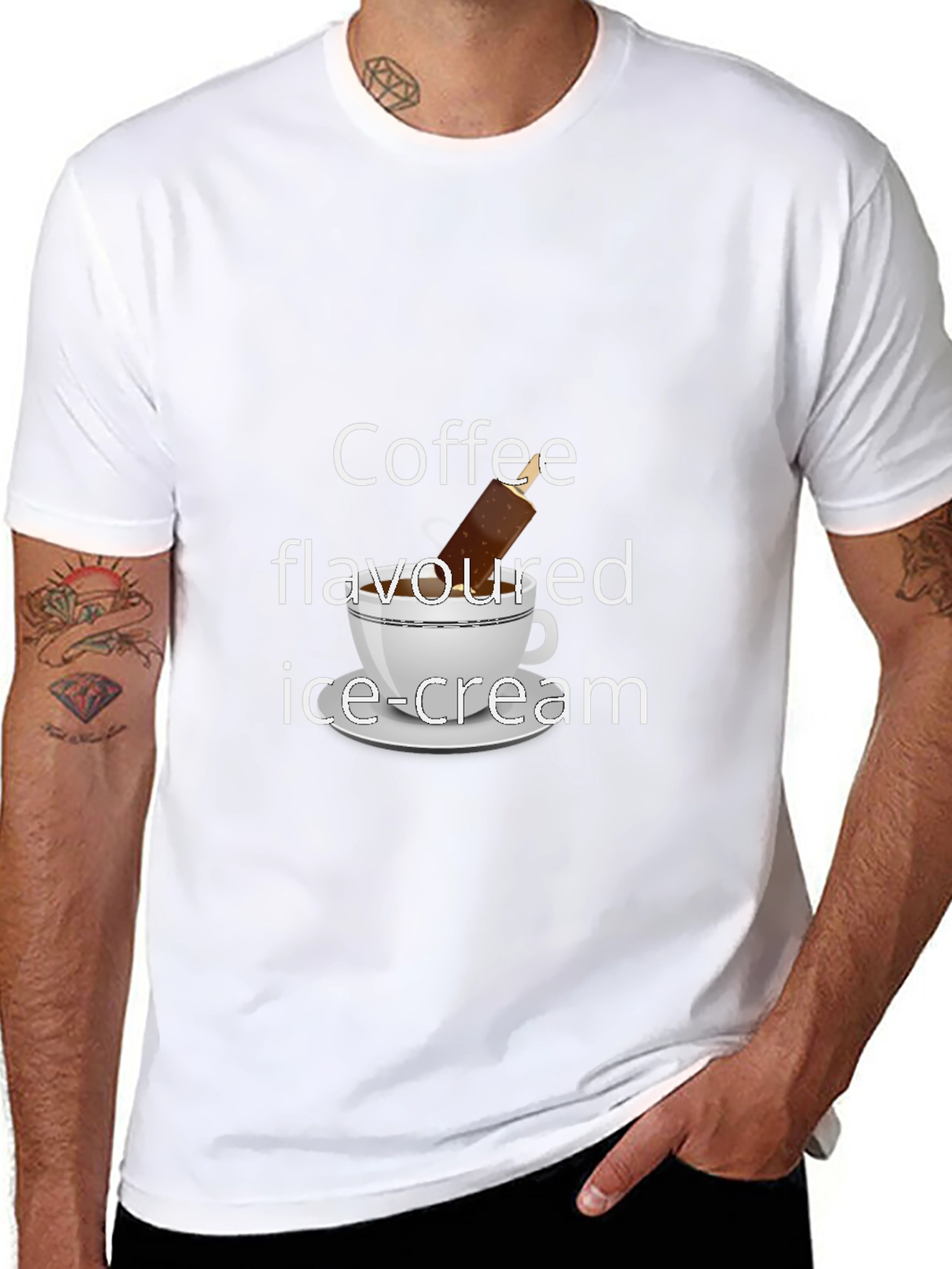 Coffee Flavored Ice-cream Graphic Tee