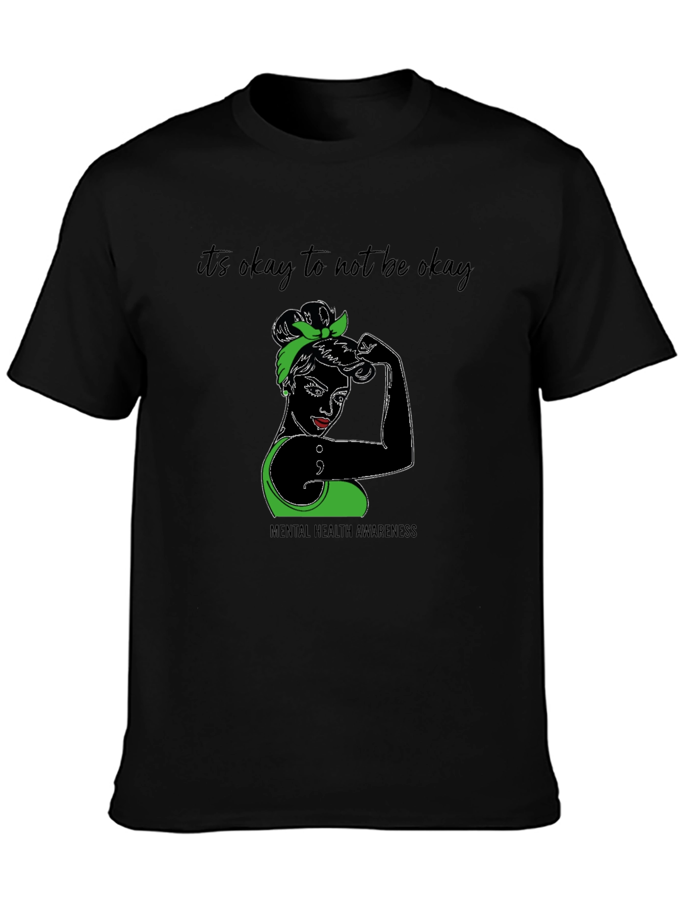 Mental Health Awareness T-Shirt Its Okay To Not Be Okay