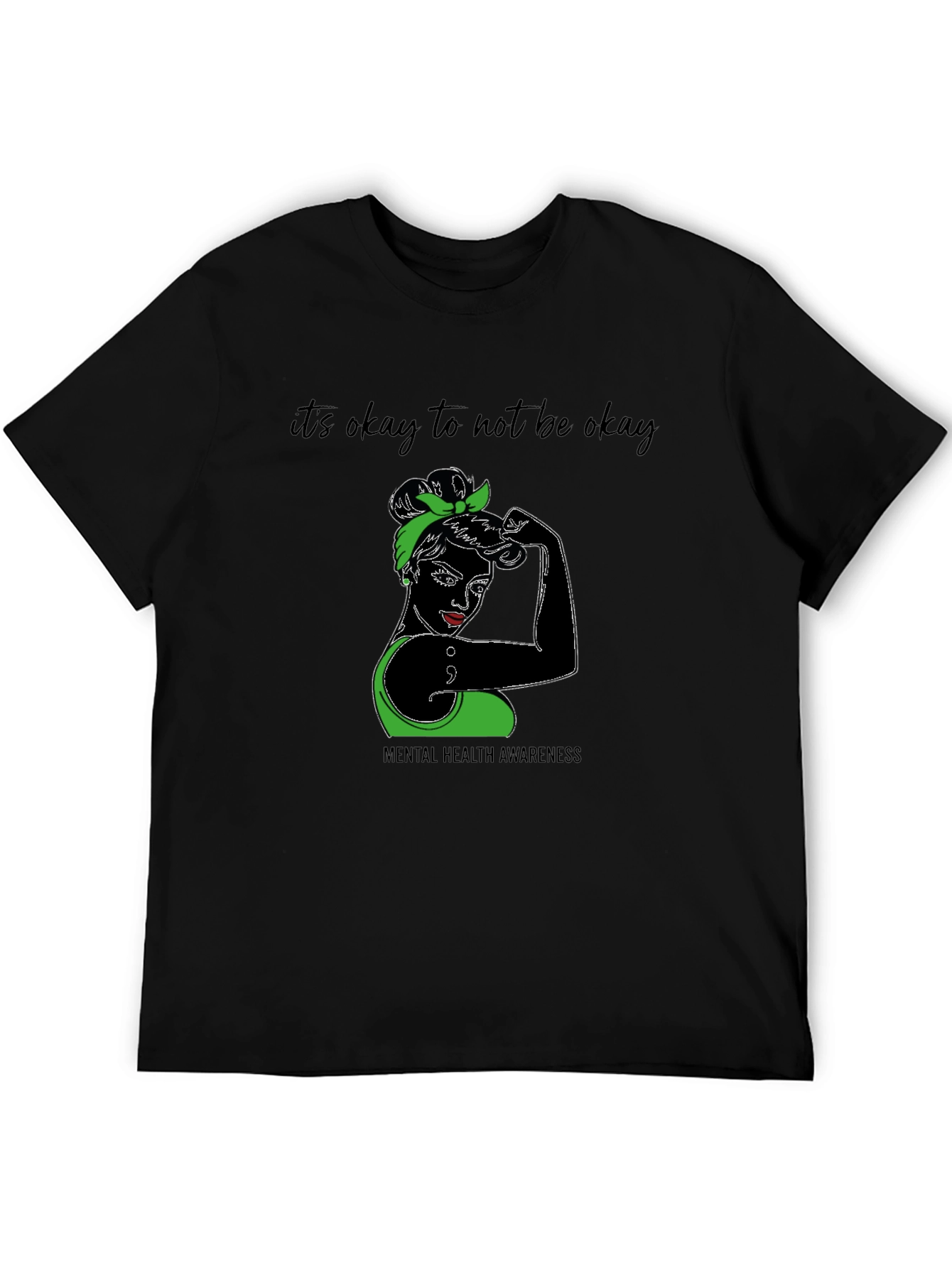 Mental Health Awareness T-Shirt Its Okay To Not Be Okay