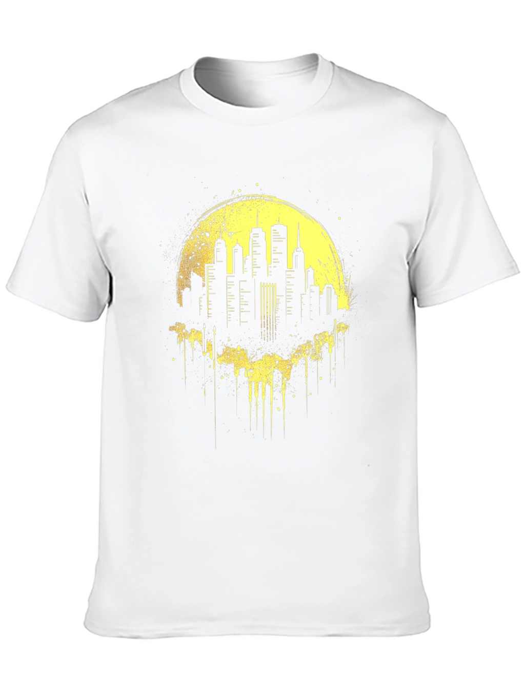 Cityscape Graphic Tee - Black