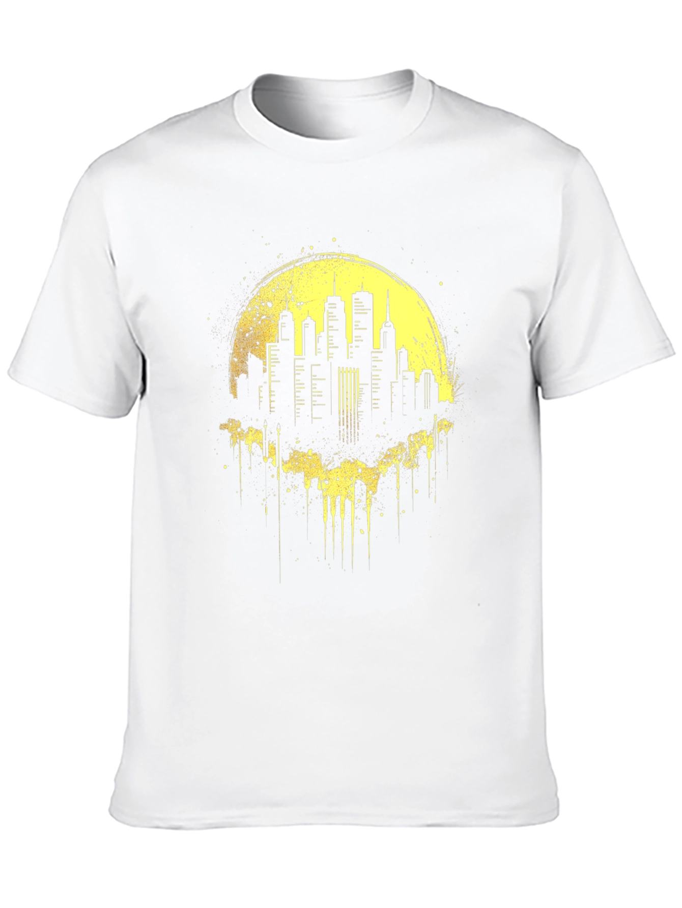 Cityscape Graphic Tee - Black