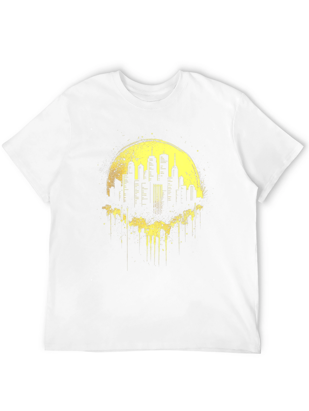 Cityscape Graphic Tee - Black