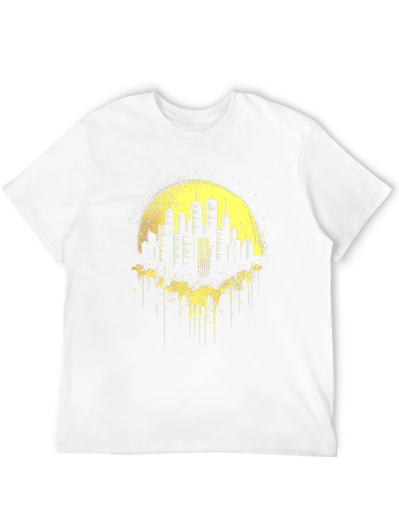 Cityscape Graphic Tee - Black