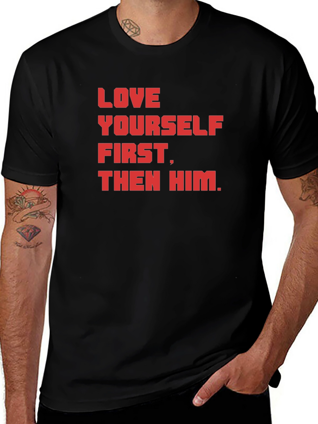 Love Yourself First Graphic T-Shirt