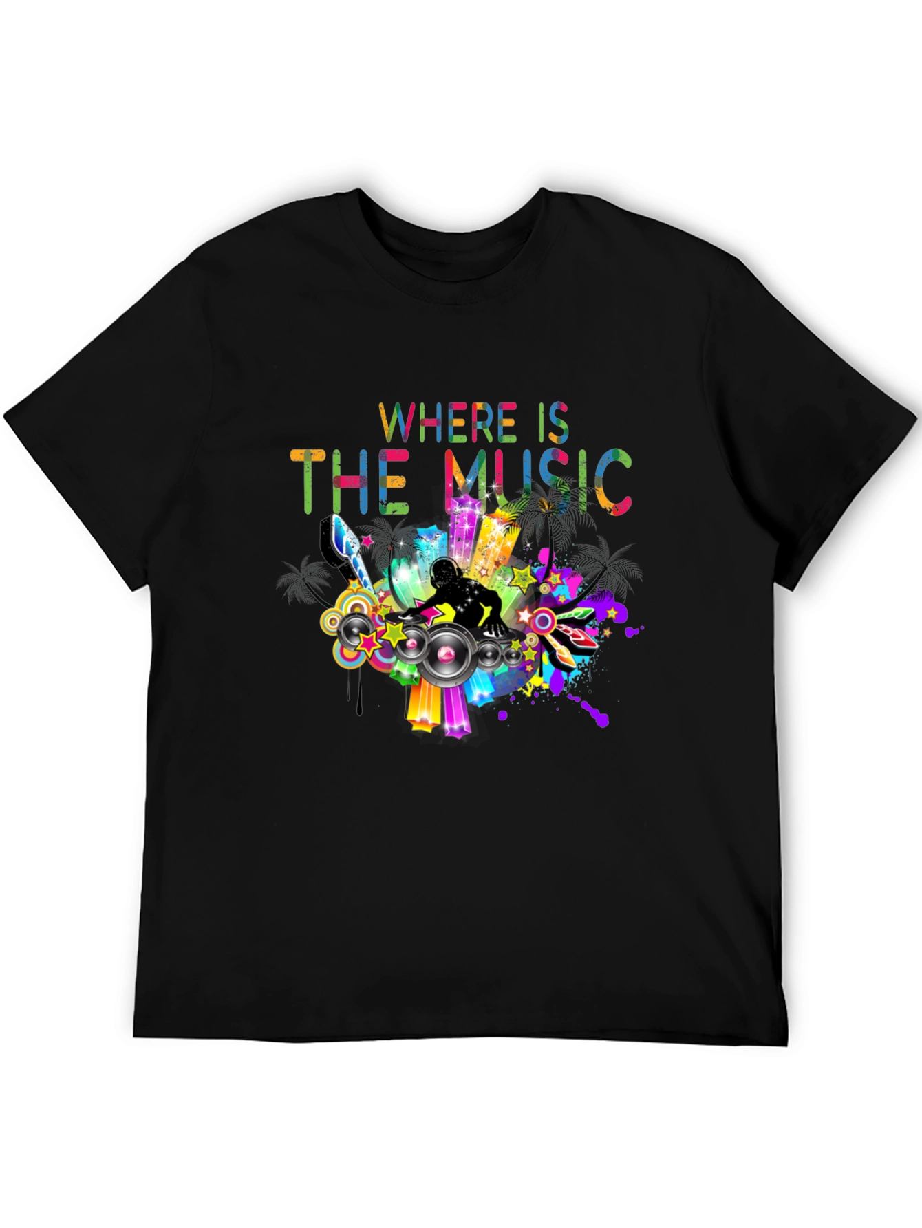 Where is the Music DJ Graphic Tee