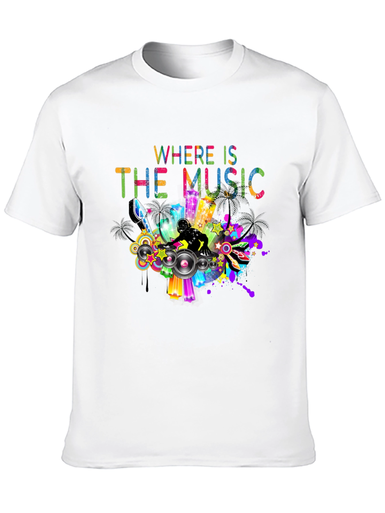 Where is the Music DJ Graphic Tee