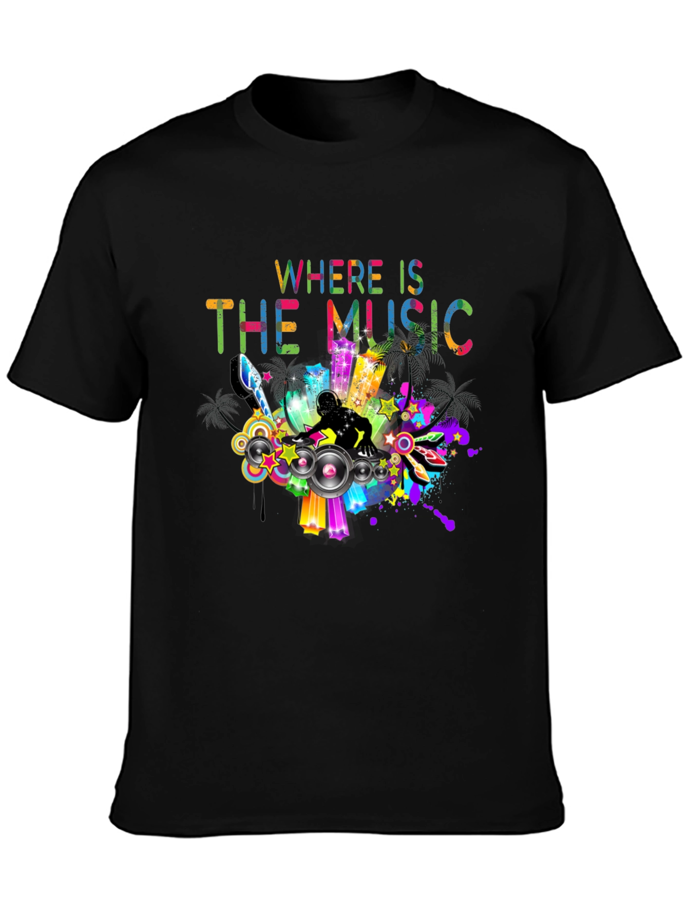 Where is the Music DJ Graphic Tee
