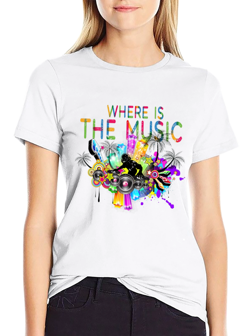 Where is the Music DJ Graphic Tee