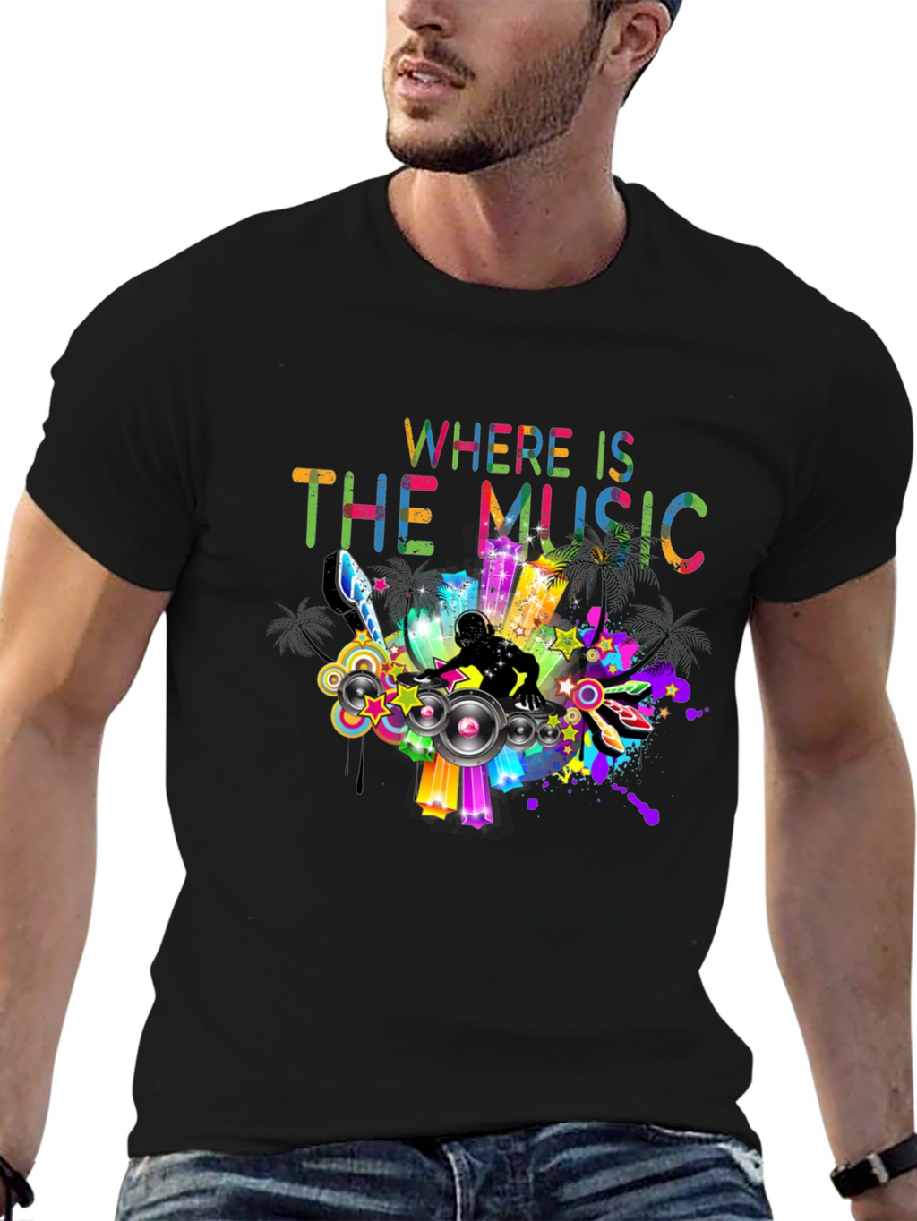 Where is the Music DJ Graphic Tee
