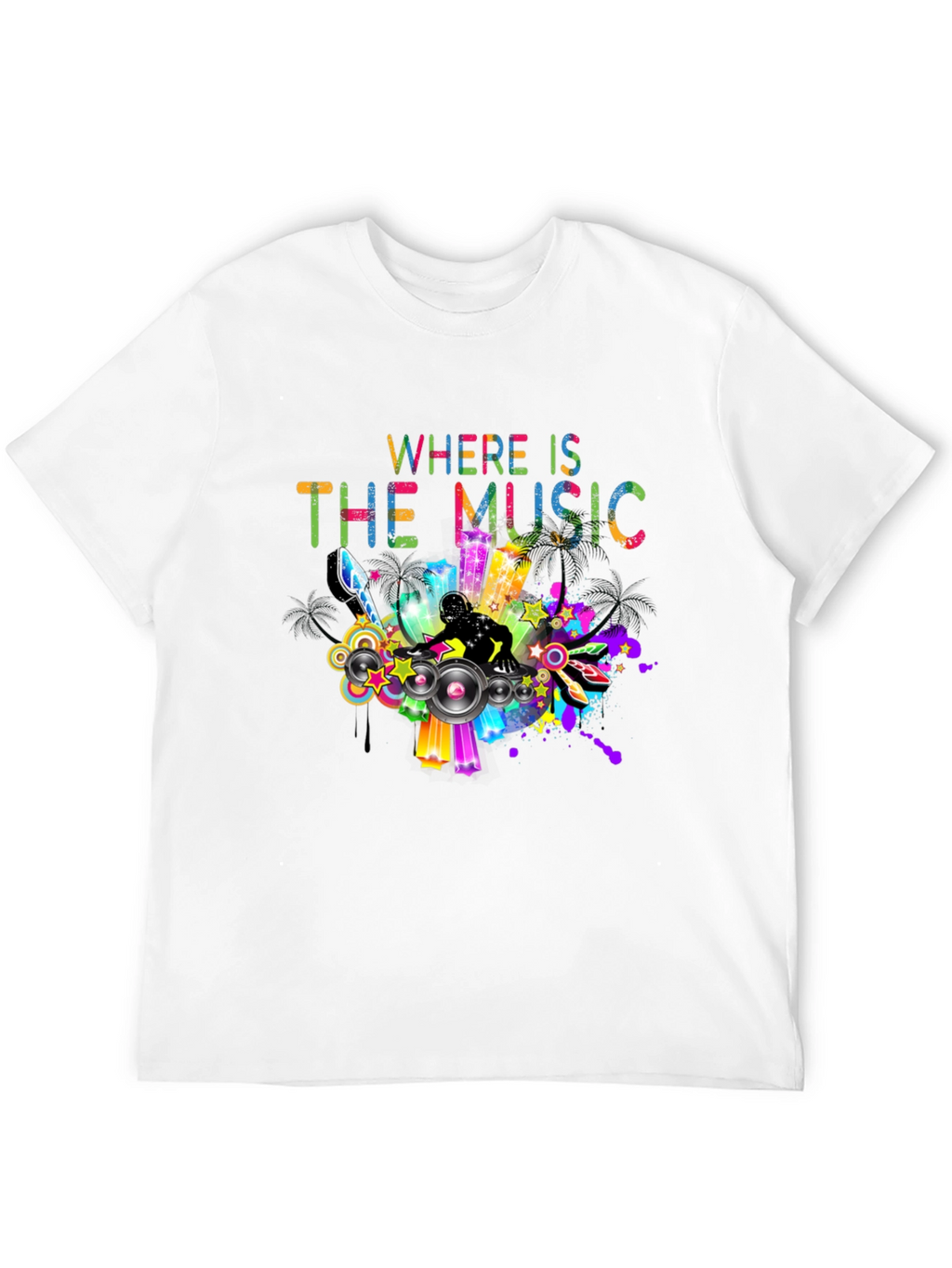 Where is the Music DJ Graphic Tee