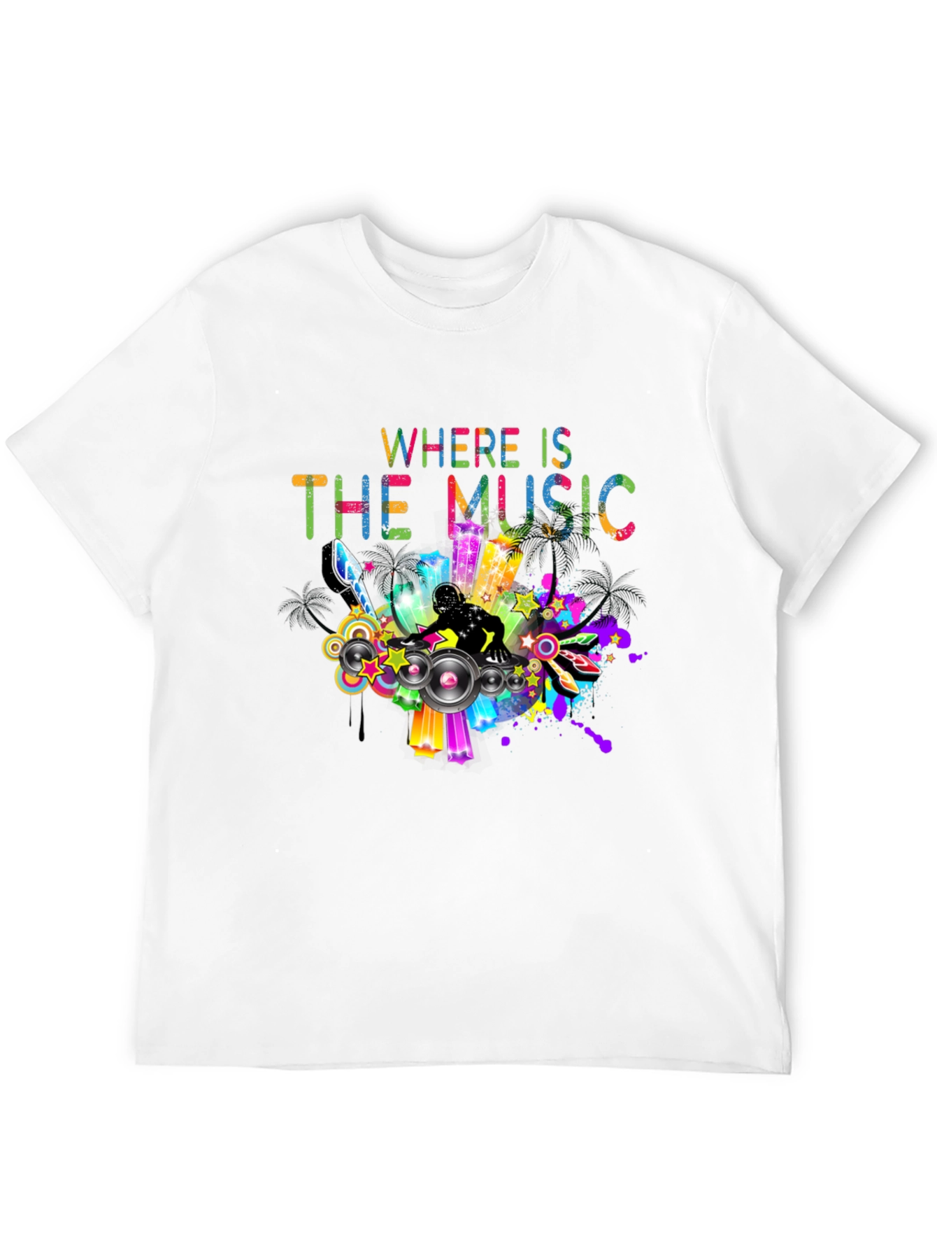 Where is the Music DJ Graphic Tee