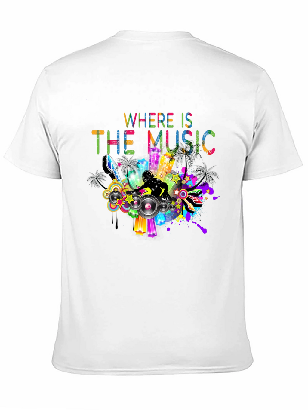 Where is the Music DJ Graphic Tee